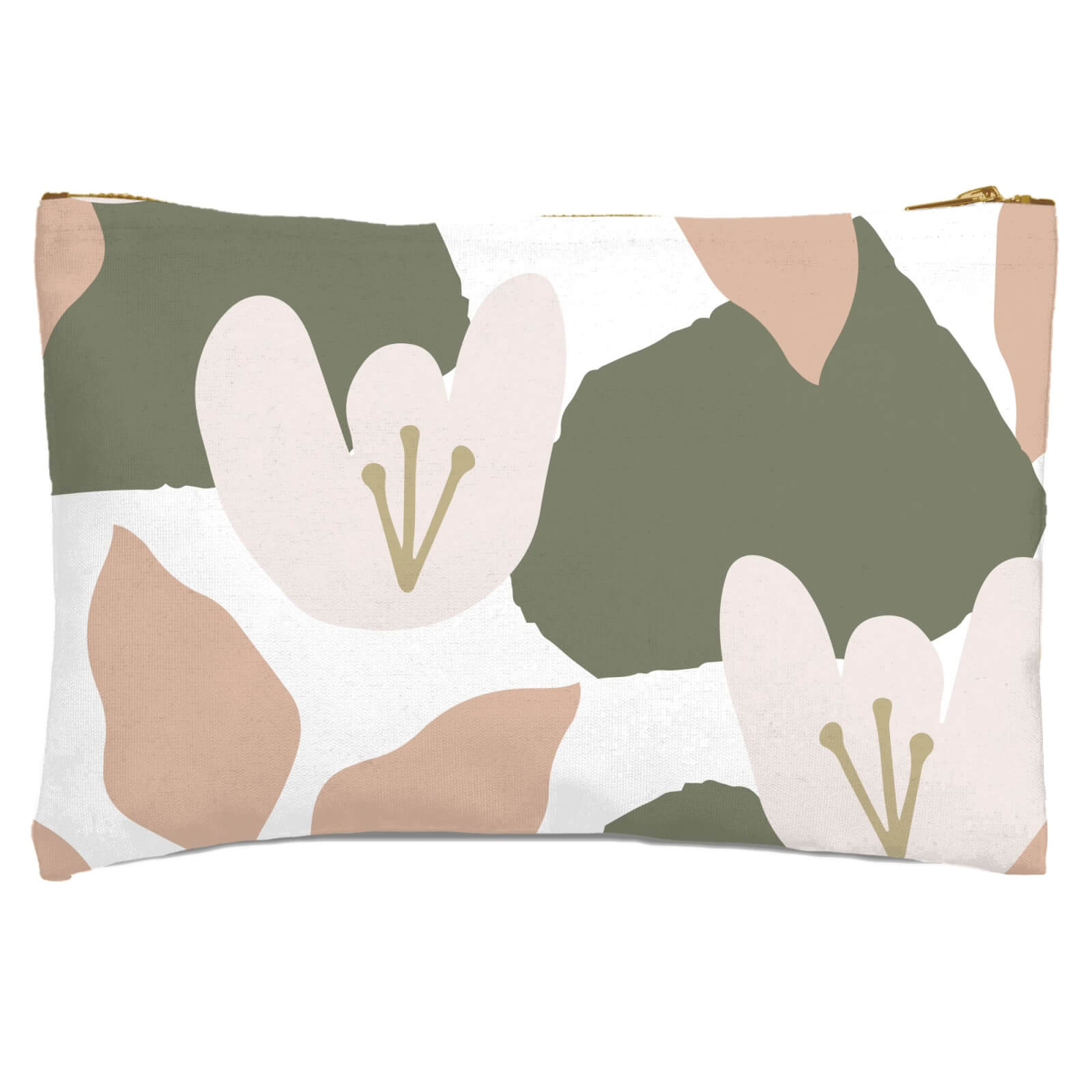 Pond Flowers Zipped Pouch