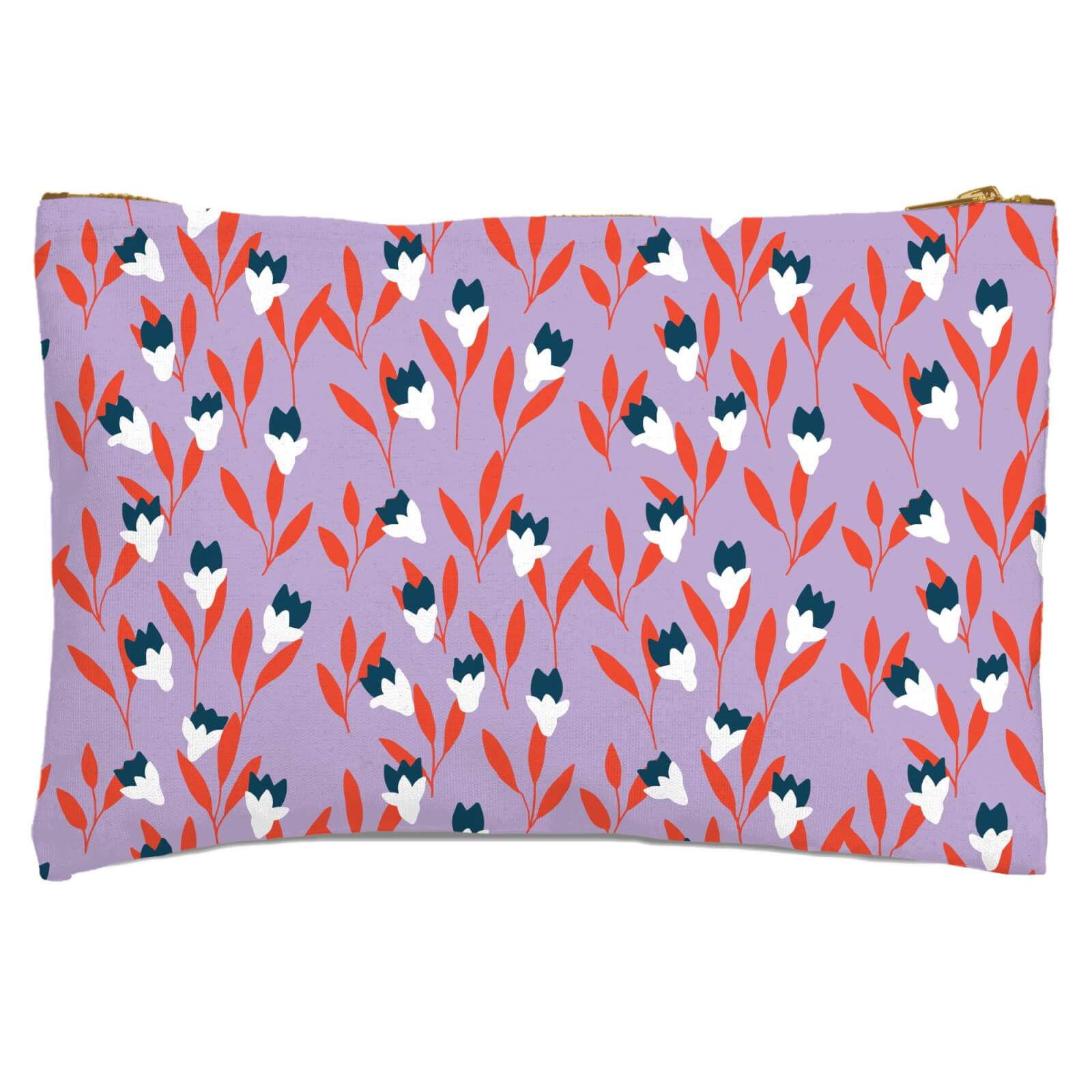 Flower Bush Zipped Pouch