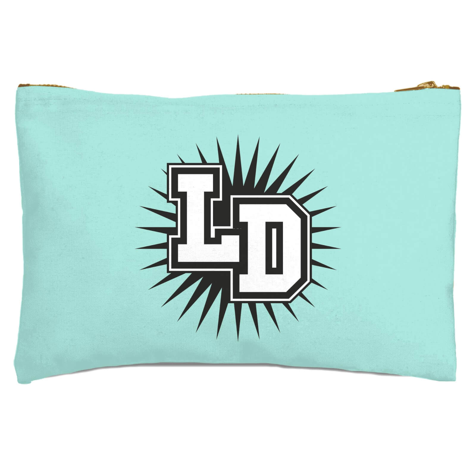 Lockdown Motif Zipped Pouch