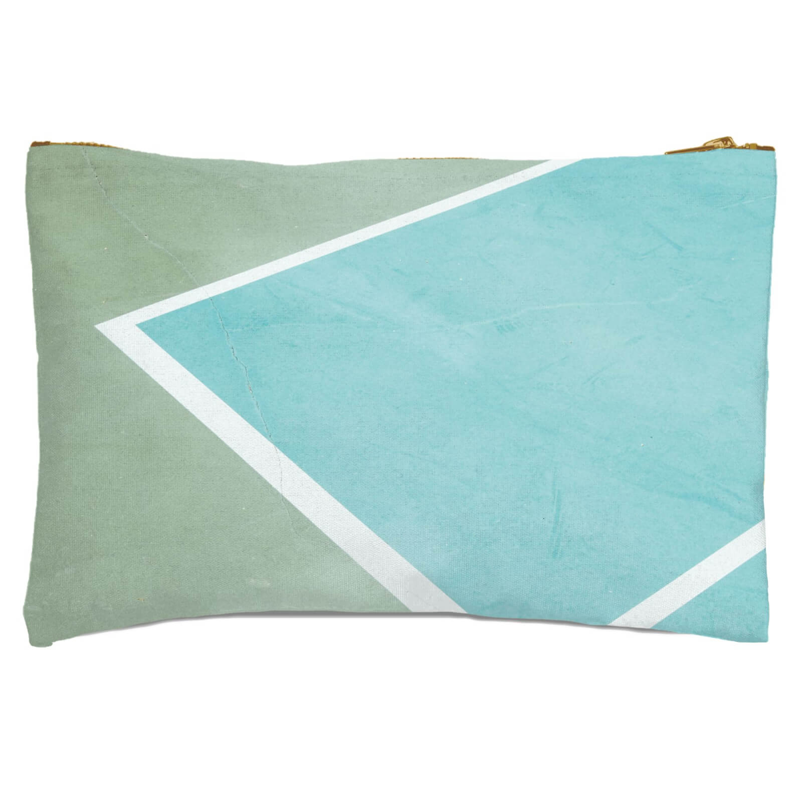 Hazy Green Zipped Pouch