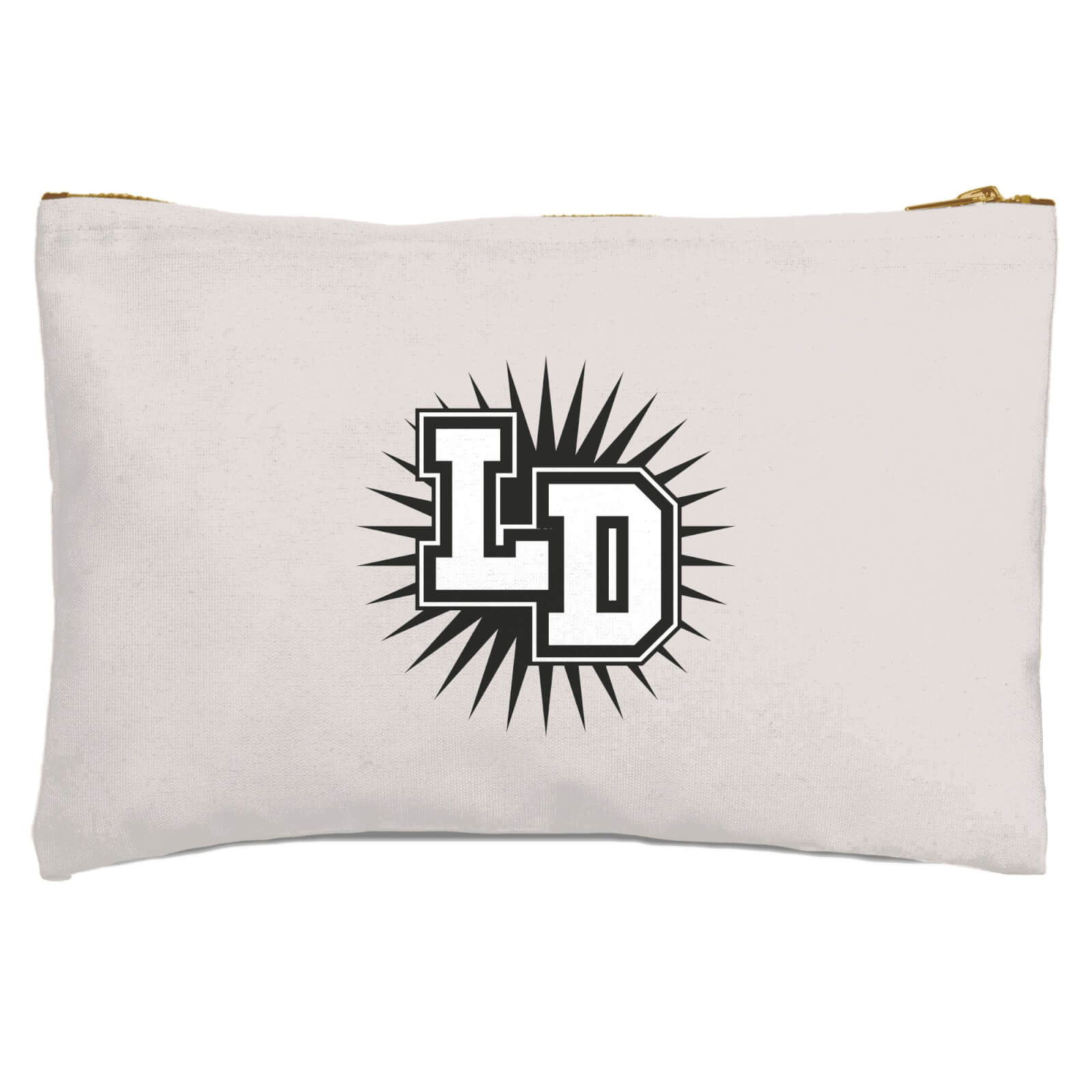 Lockdown Motif Zipped Pouch