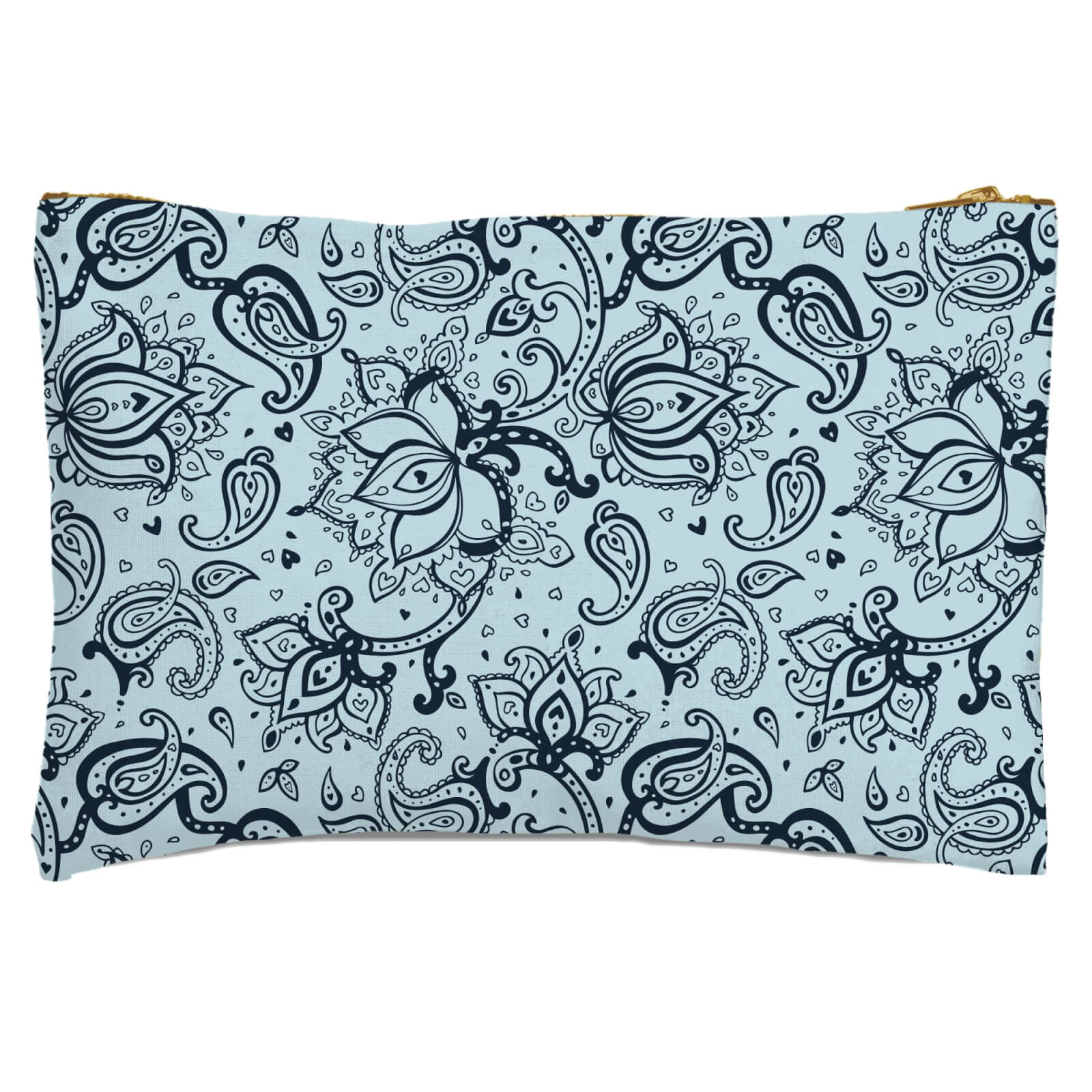 Mixed Paisley Zipped Pouch