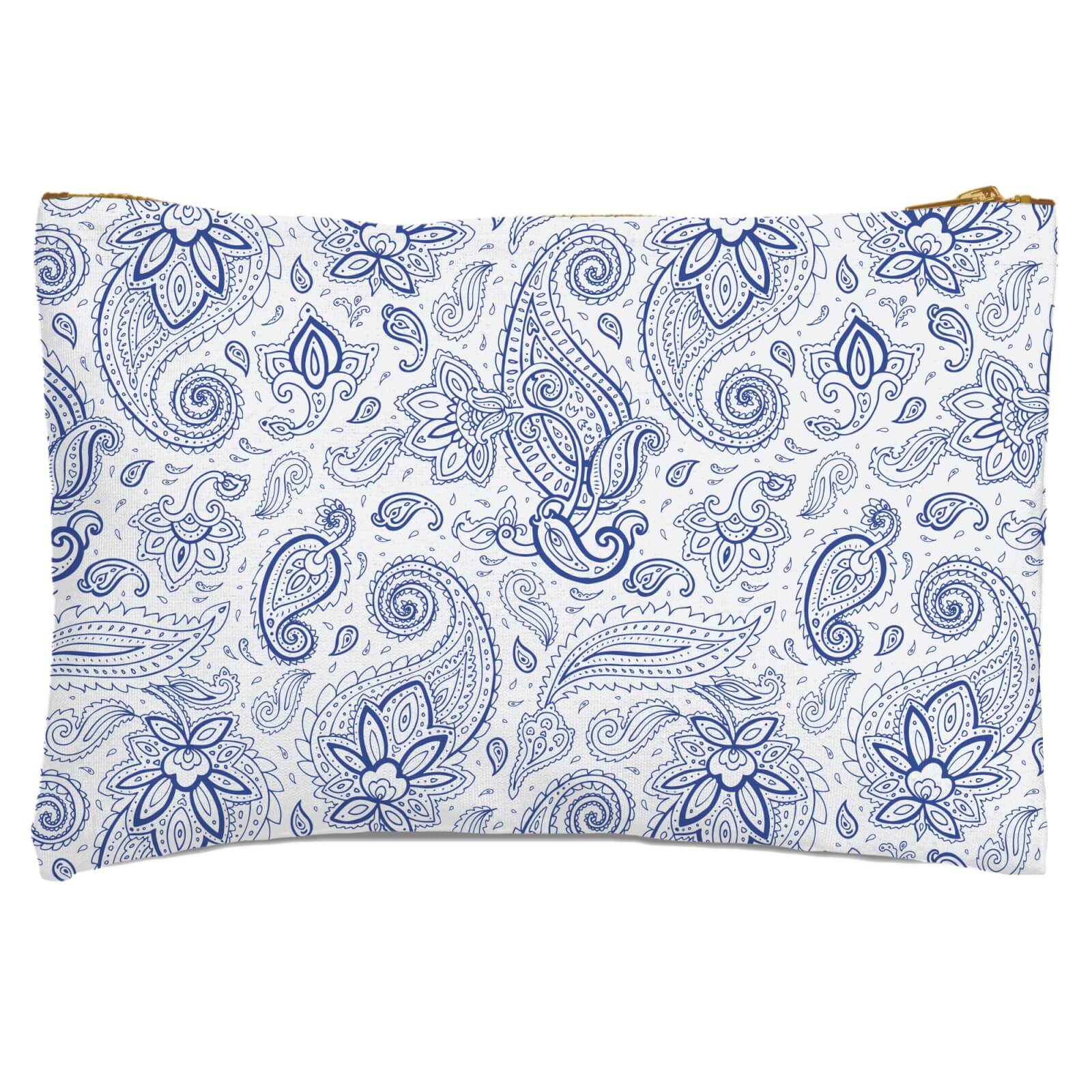 Fine Paisley Zipped Pouch