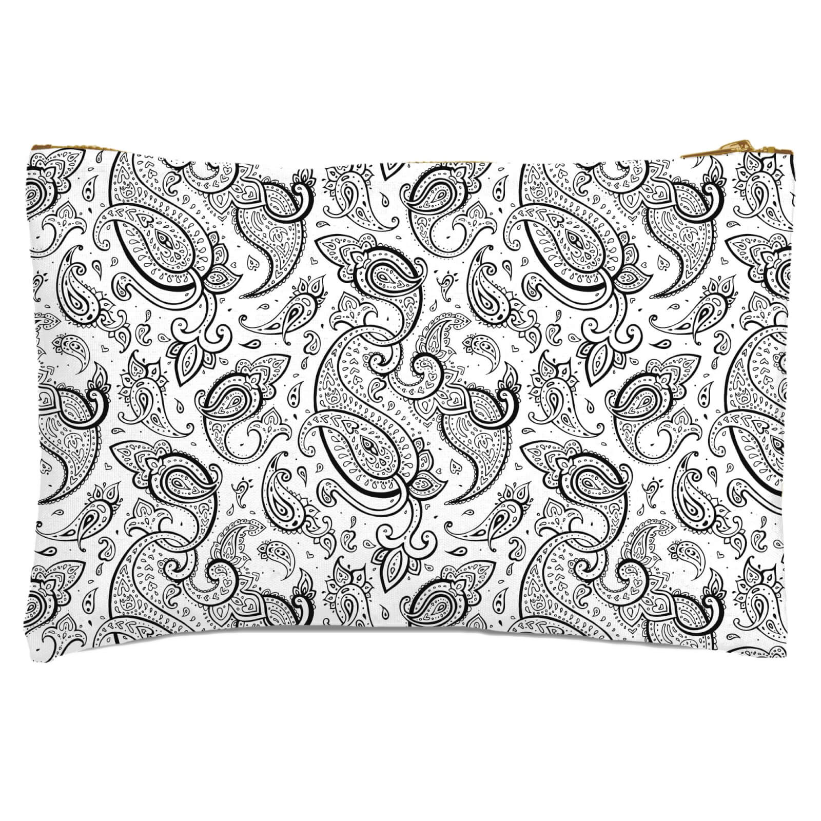 Layered Swirls Paisley Zipped Pouch