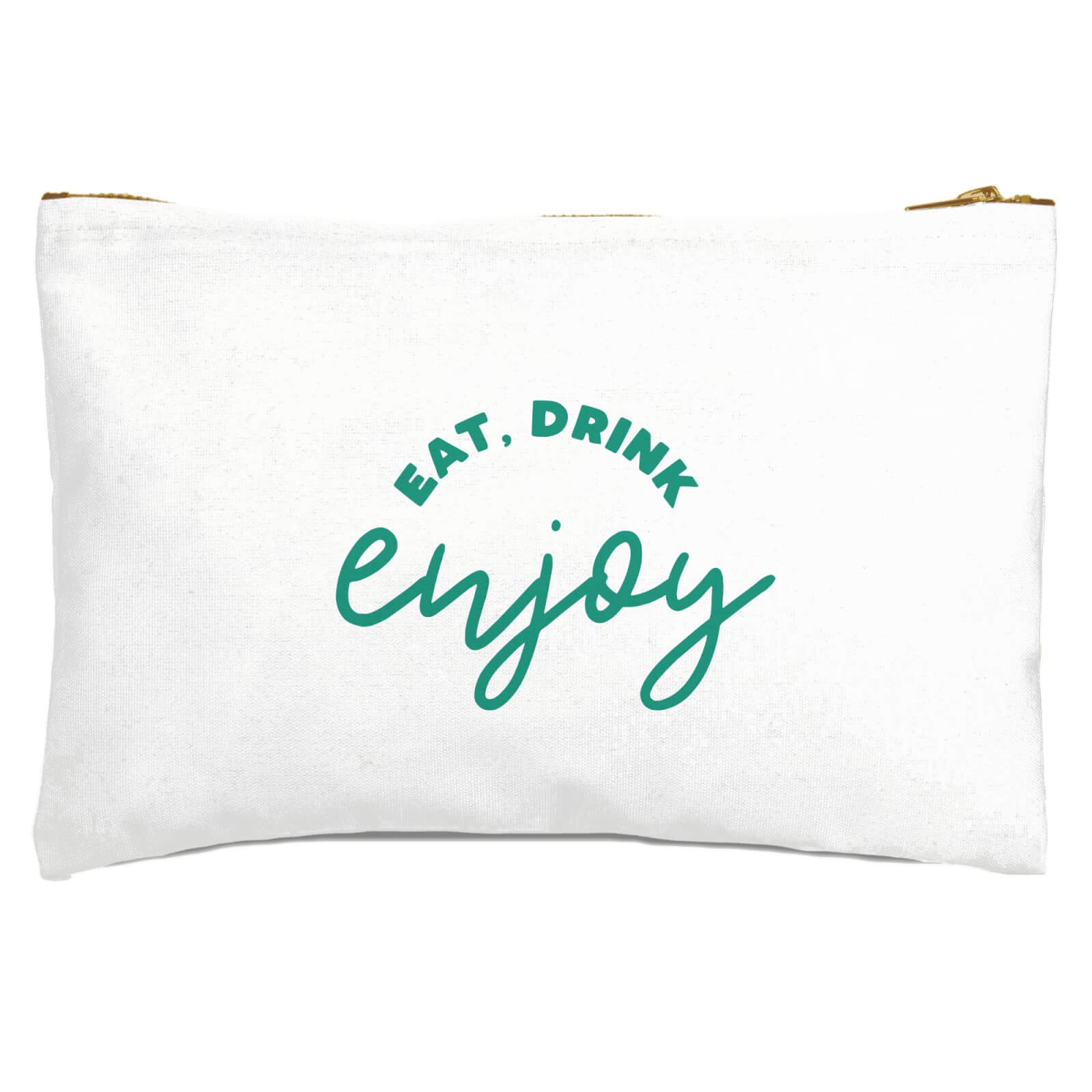 Eat Drink Enjoy Zipped Pouch