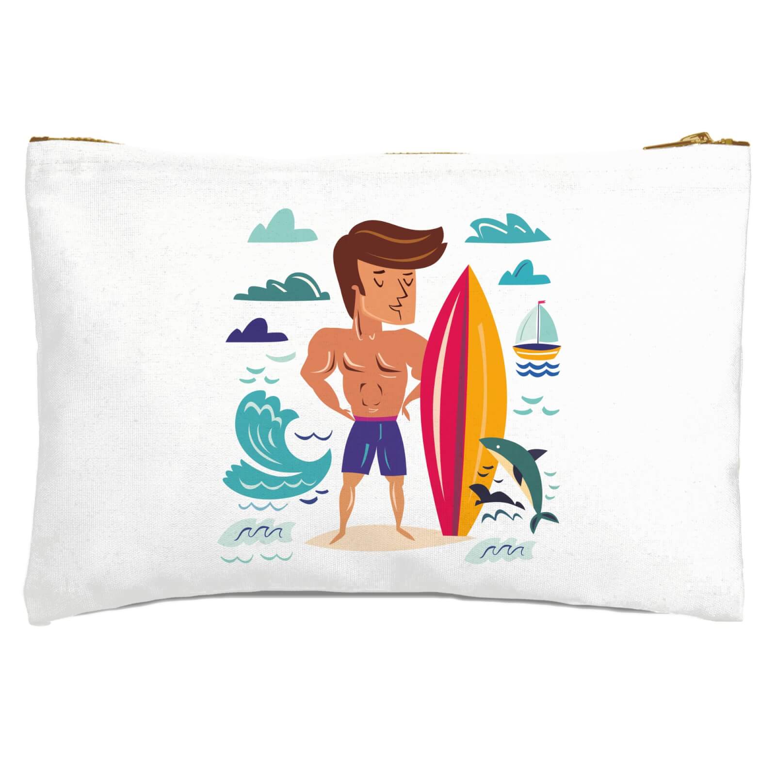 Surfer Boy Zipped Pouch