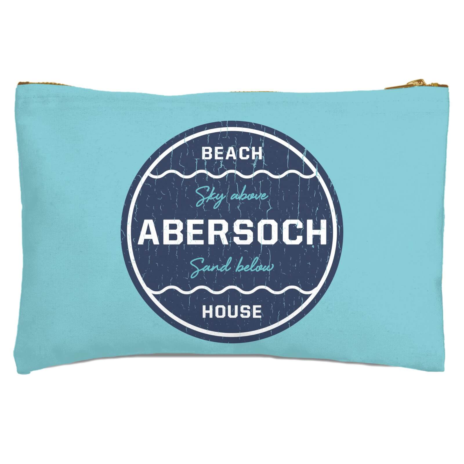 Abersoch Beach Badge Zipped Pouch