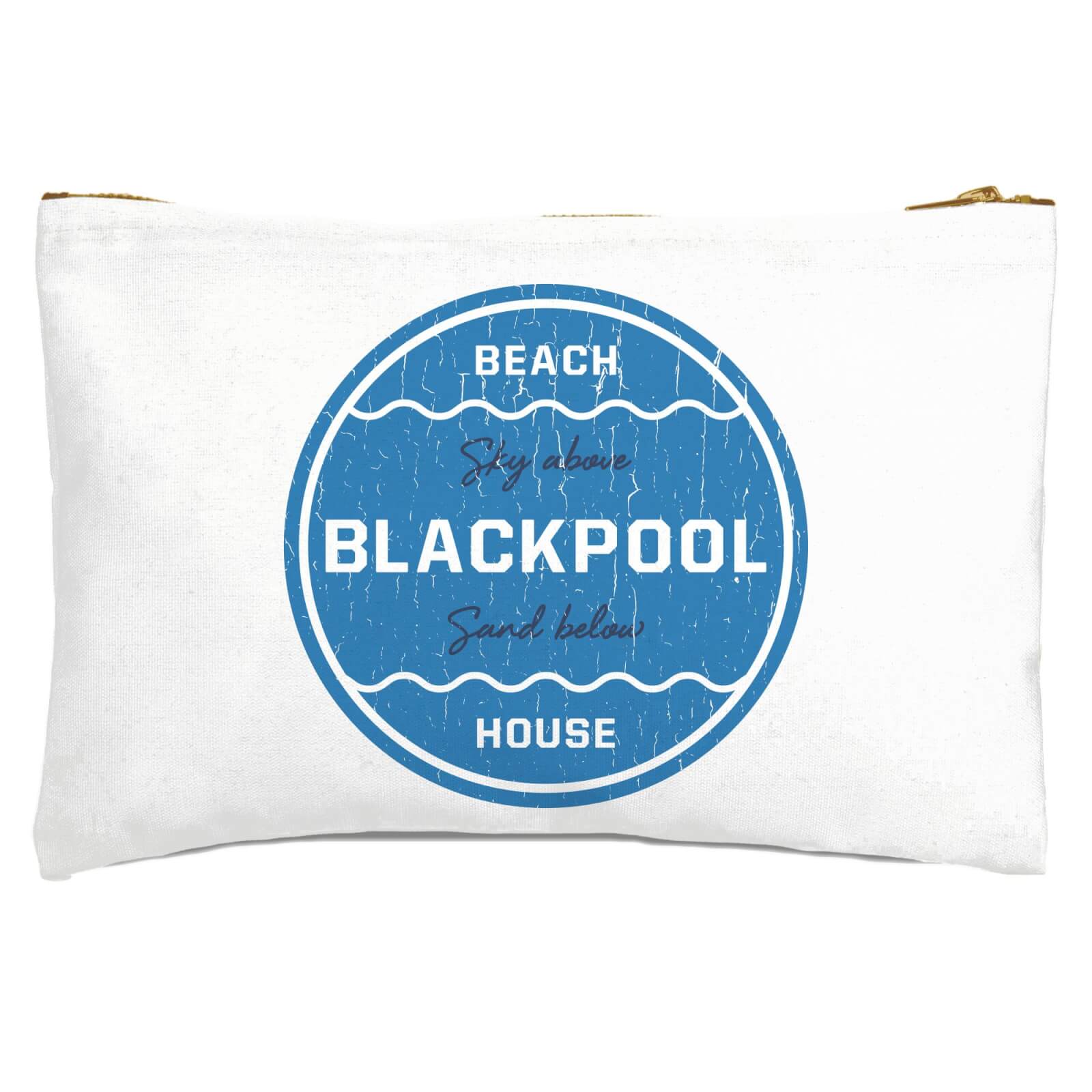 Blackpool Beach Badge Zipped Pouch