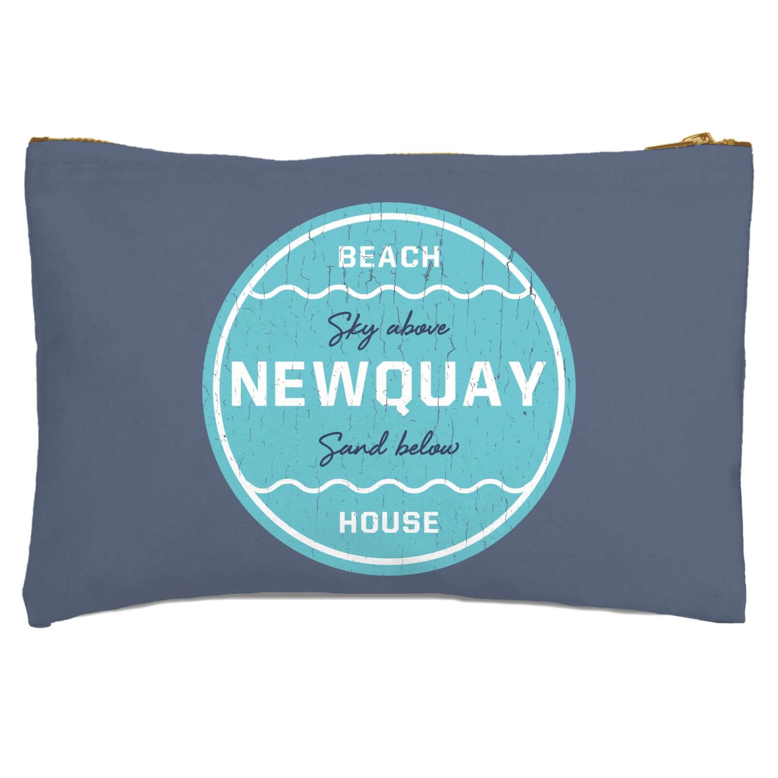 Newquay Beach Badge Zipped Pouch