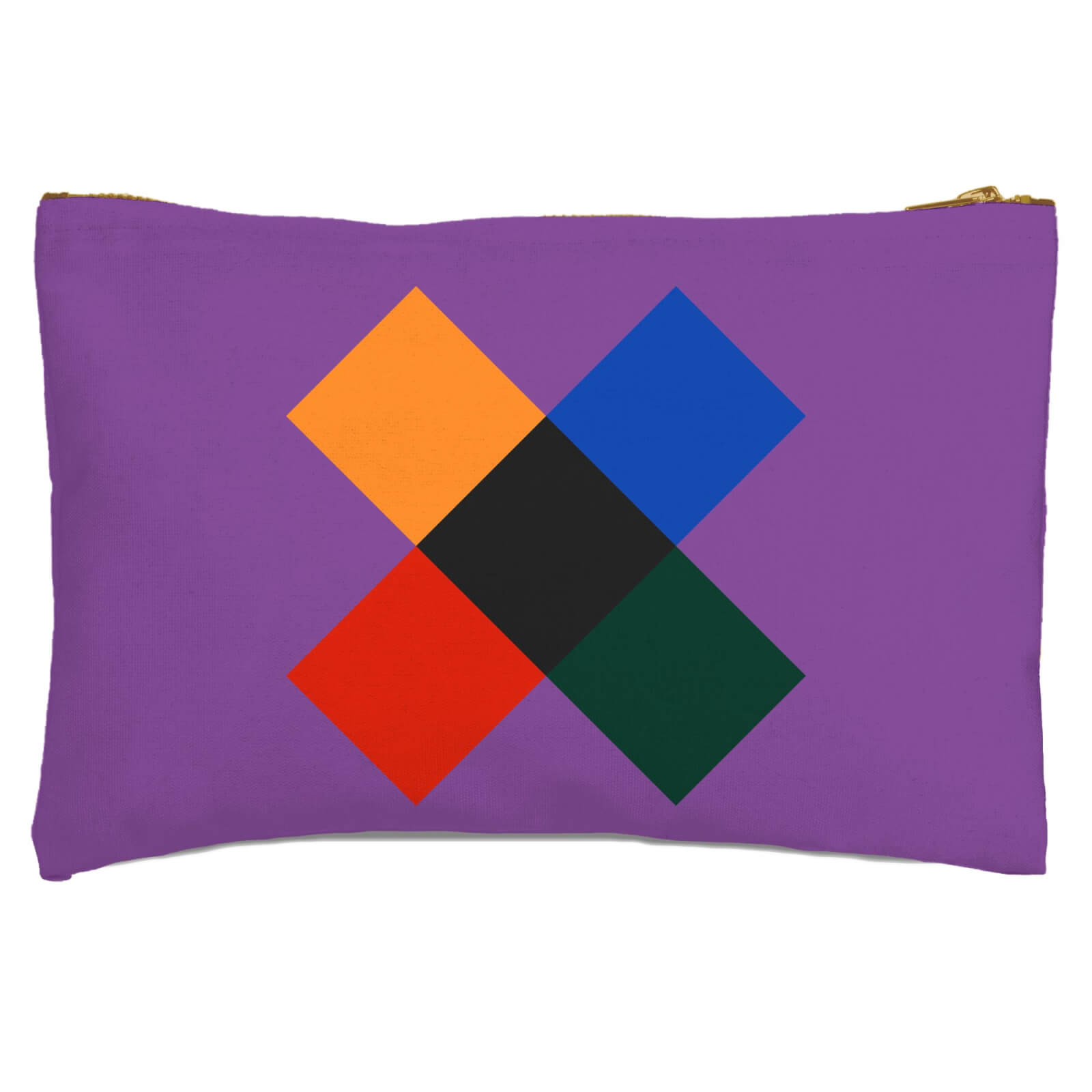 African Inspired Cross Zipped Pouch