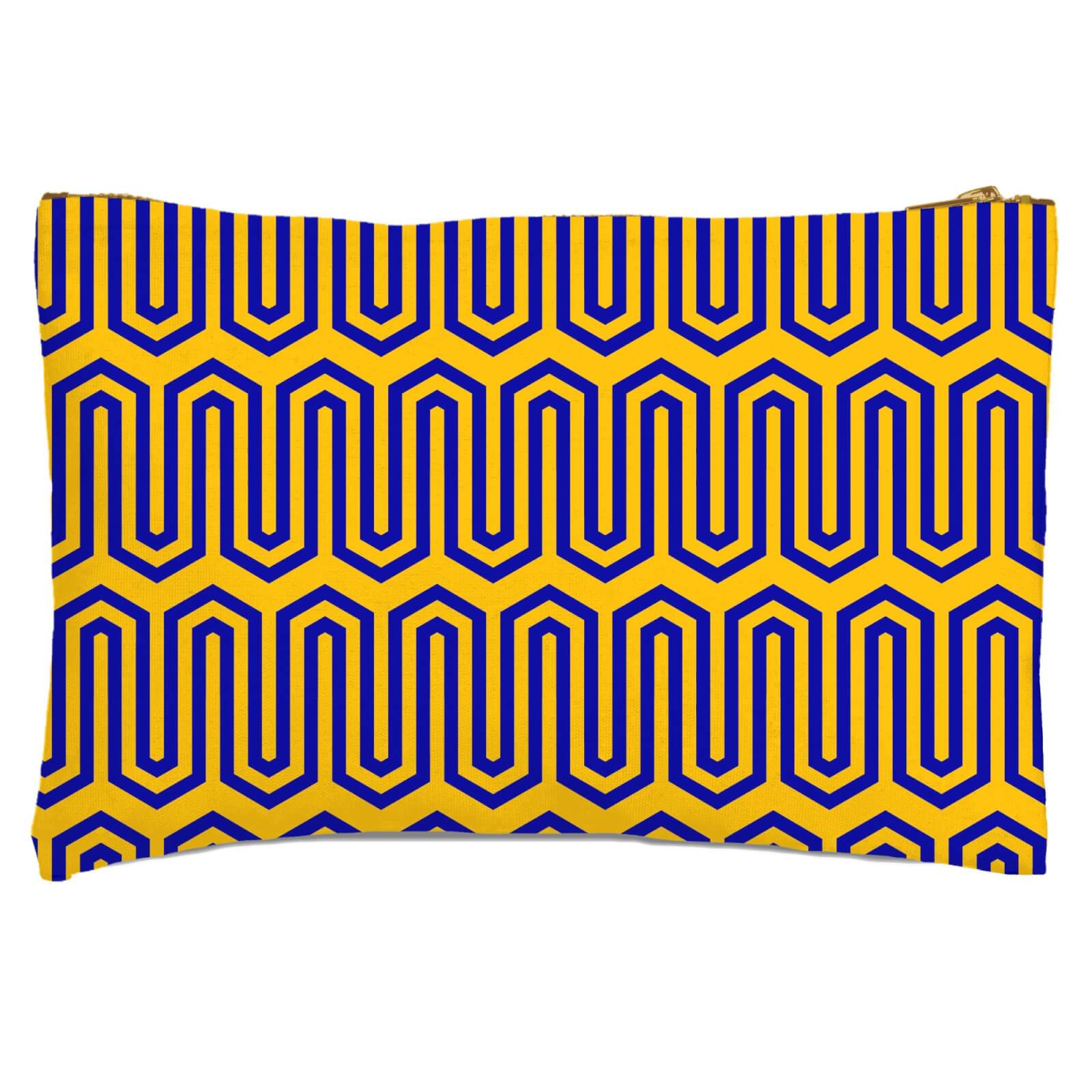 African Inspired Line Pattern Zipped Pouch