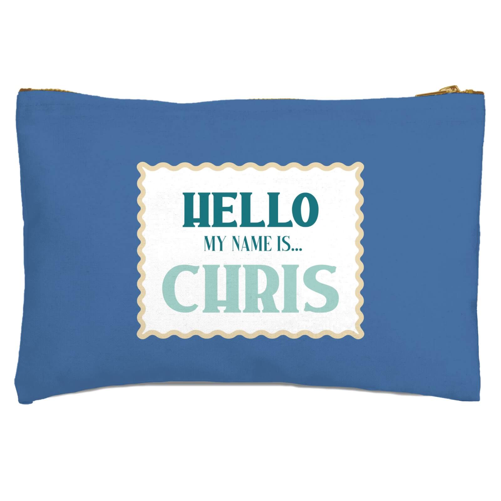 Hello, My Name Is Chris Zipped Pouch