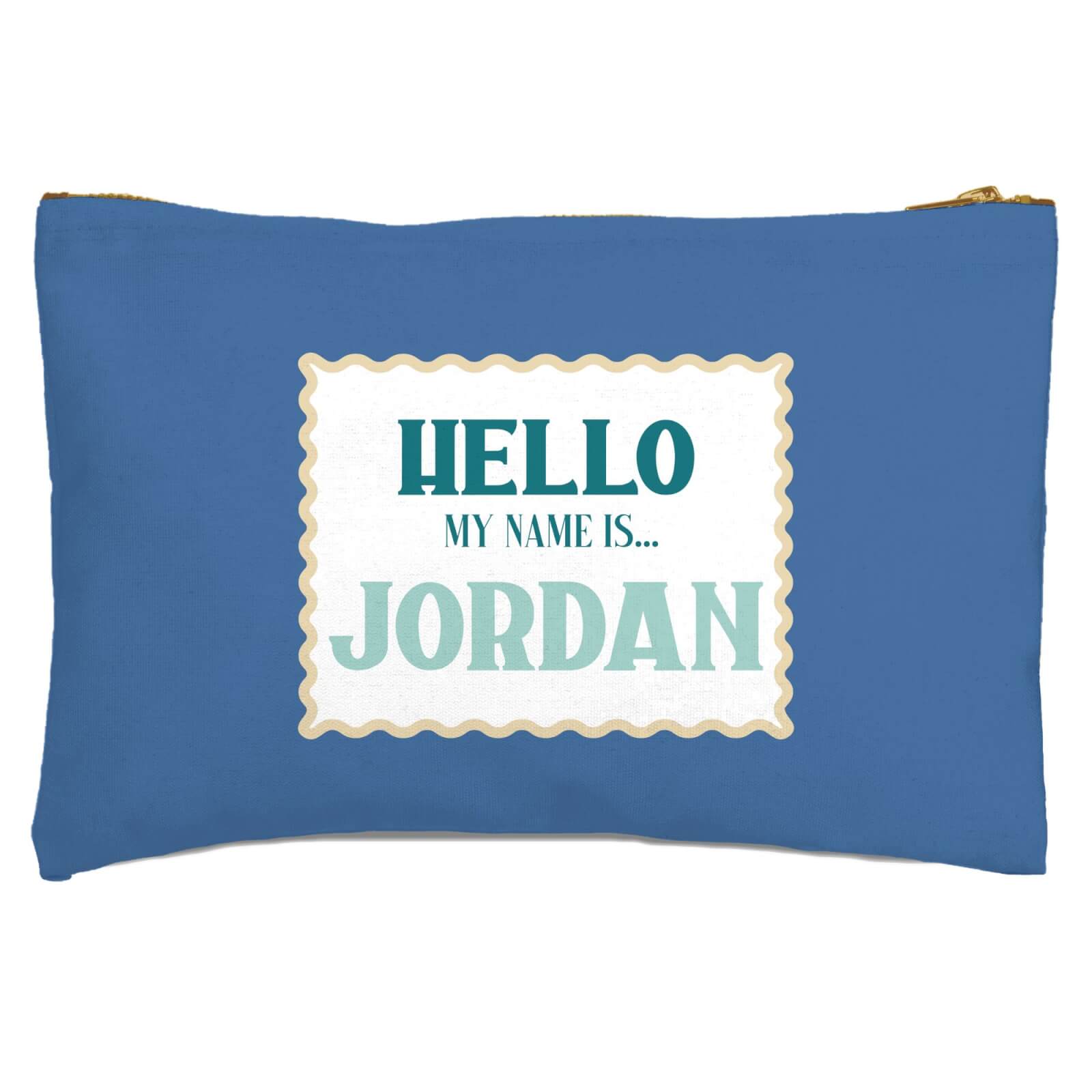 Hello, My Name Is Jordan Zipped Pouch