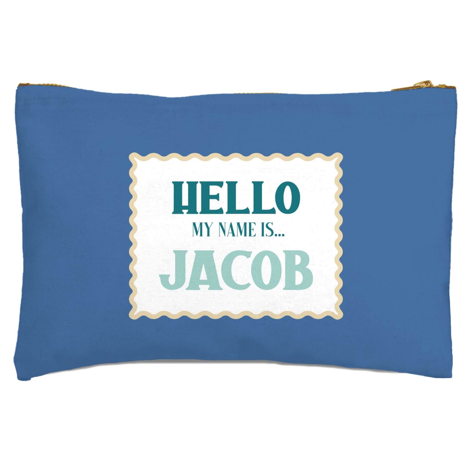 Hello, My Name Is Jacob Zipped Pouch