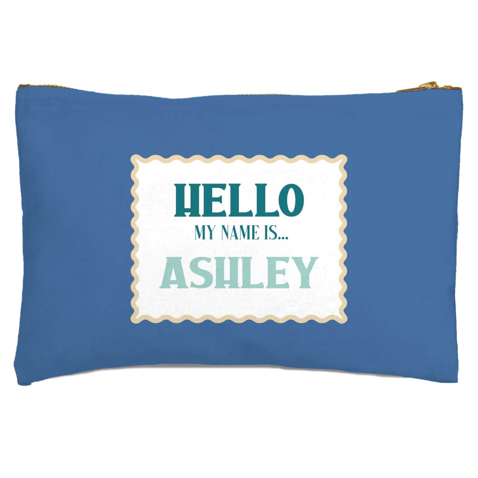 Hello, My Name Is Ashley Zipped Pouch