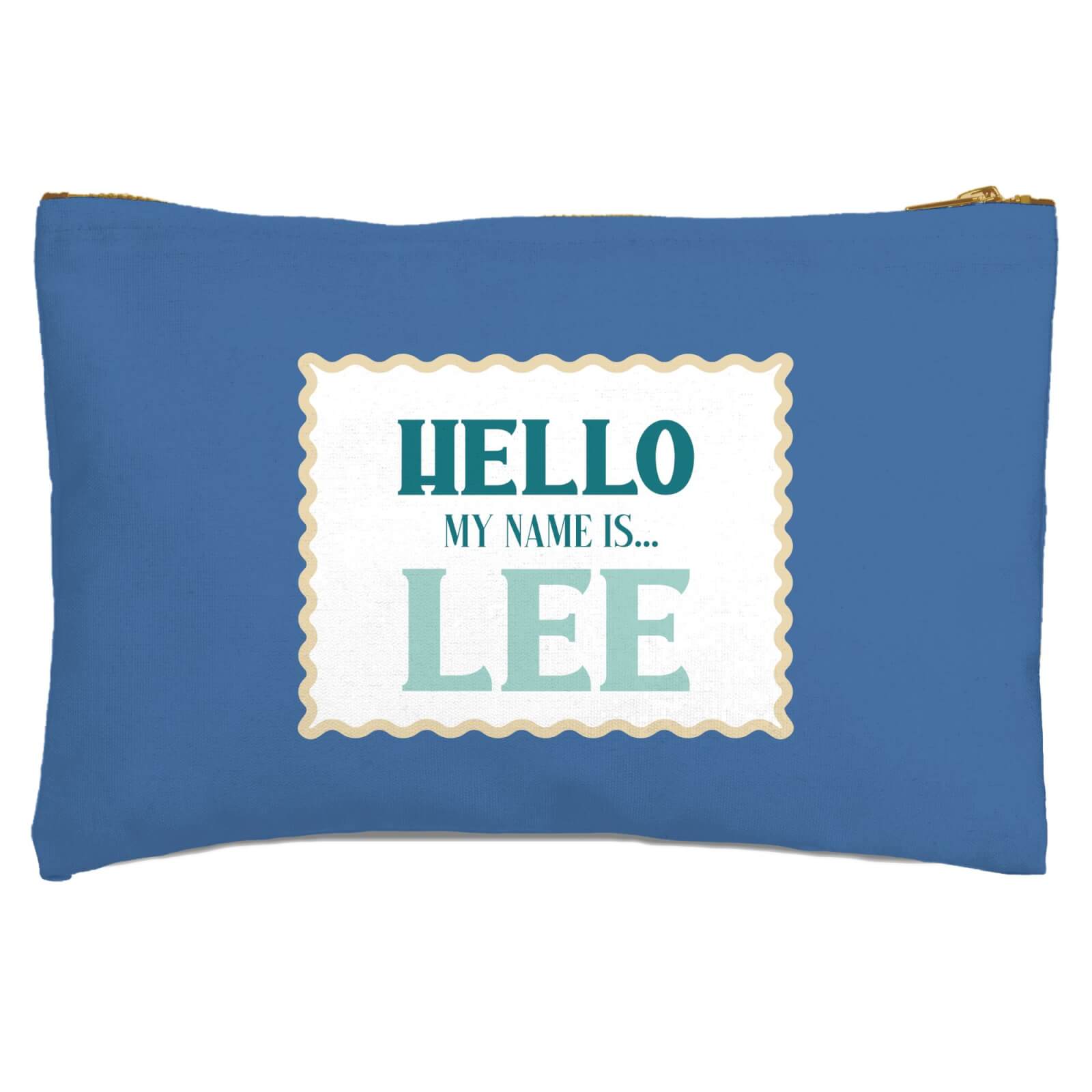 Hello, My Name Is Lee Zipped Pouch