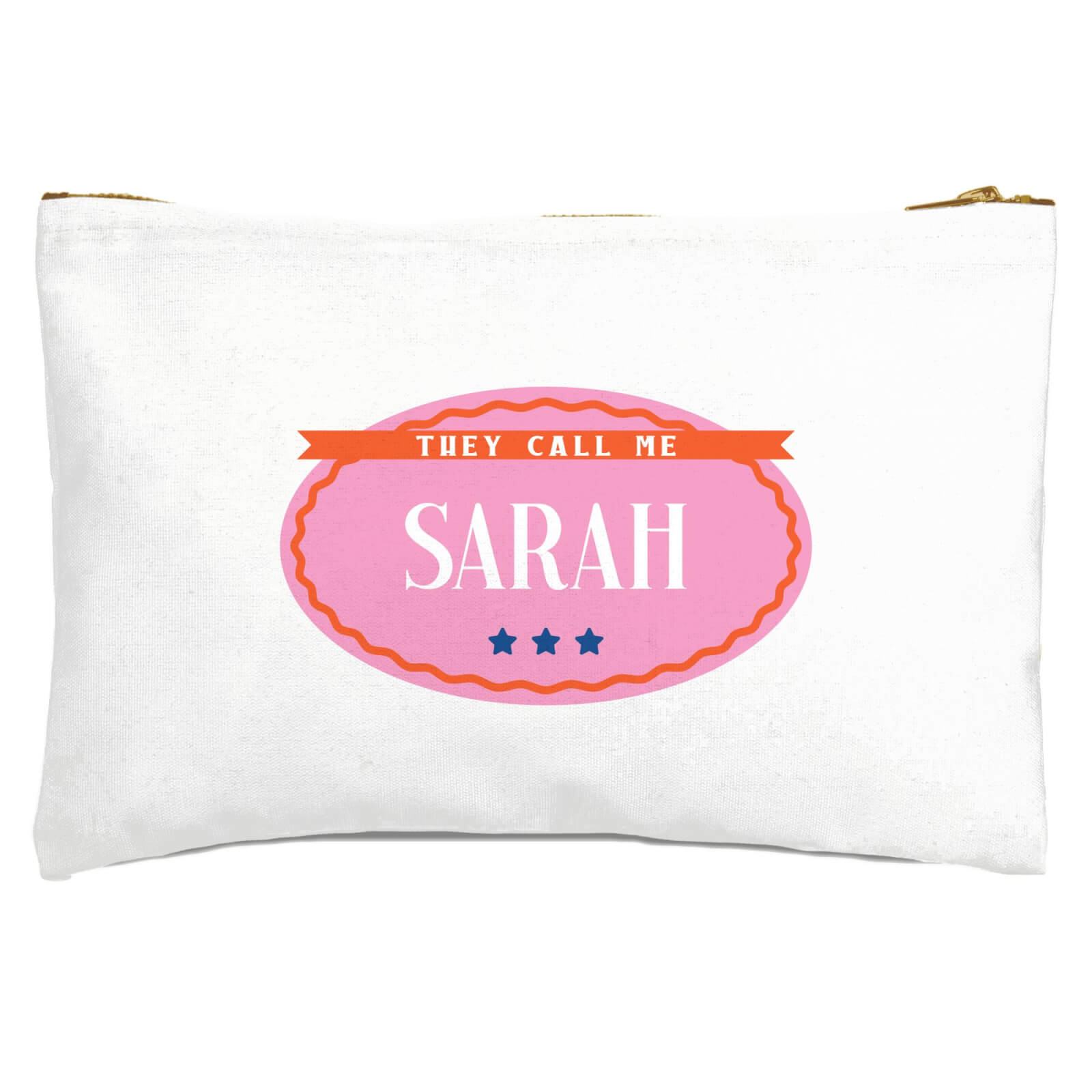 They Call Me Sarah Zipped Pouch