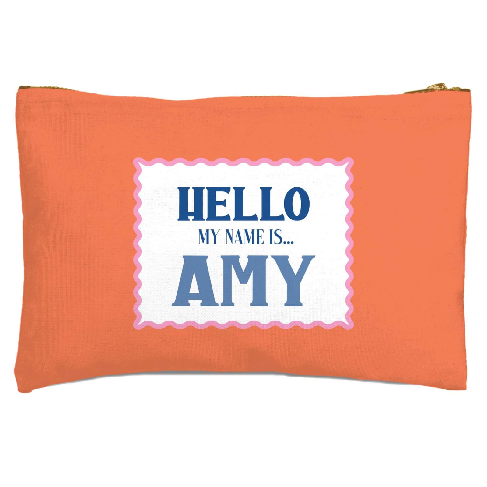 Hello, My Name Is Amy Zipped Pouch