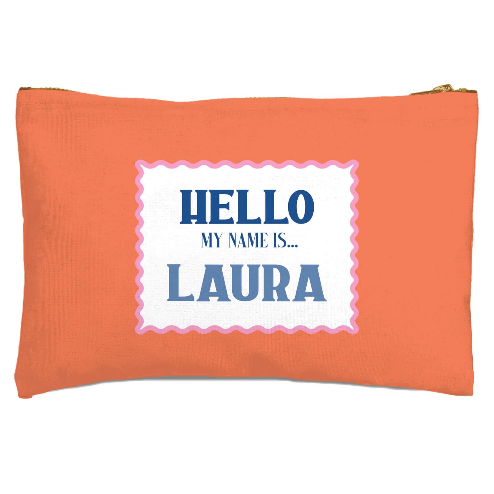 Hello, My Name Is Laura Zipped Pouch