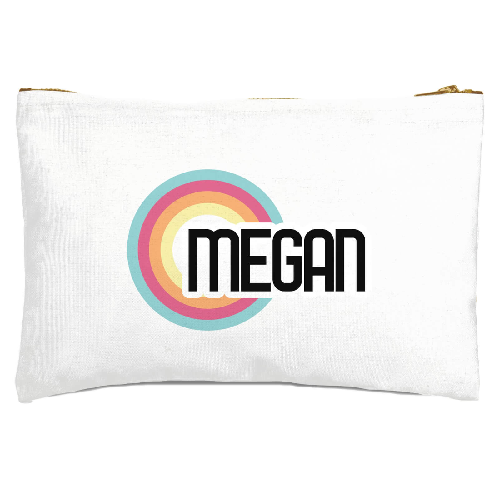 Pattern Rainbow Zipped Pouch