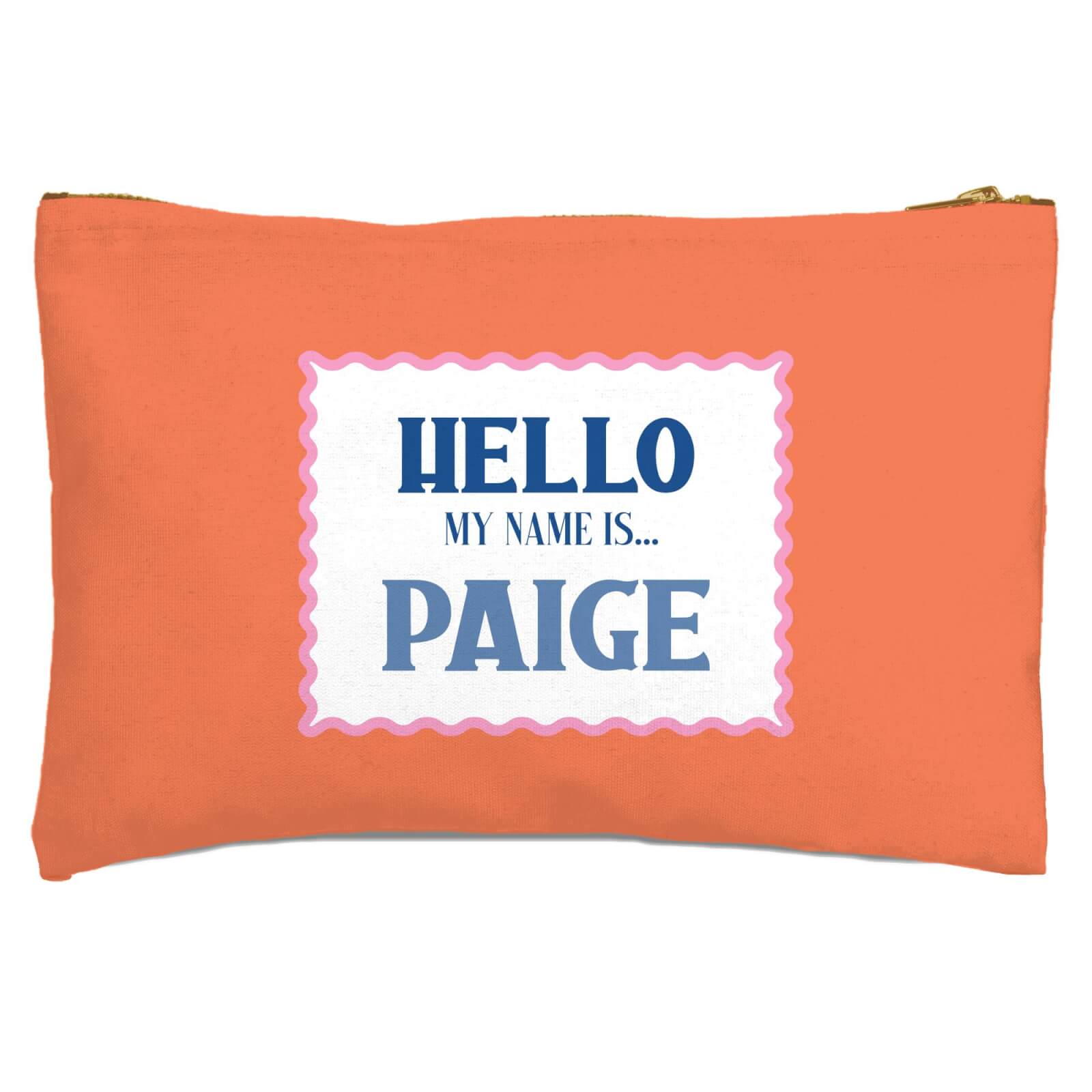 Hello, My Name Is Paige Zipped Pouch