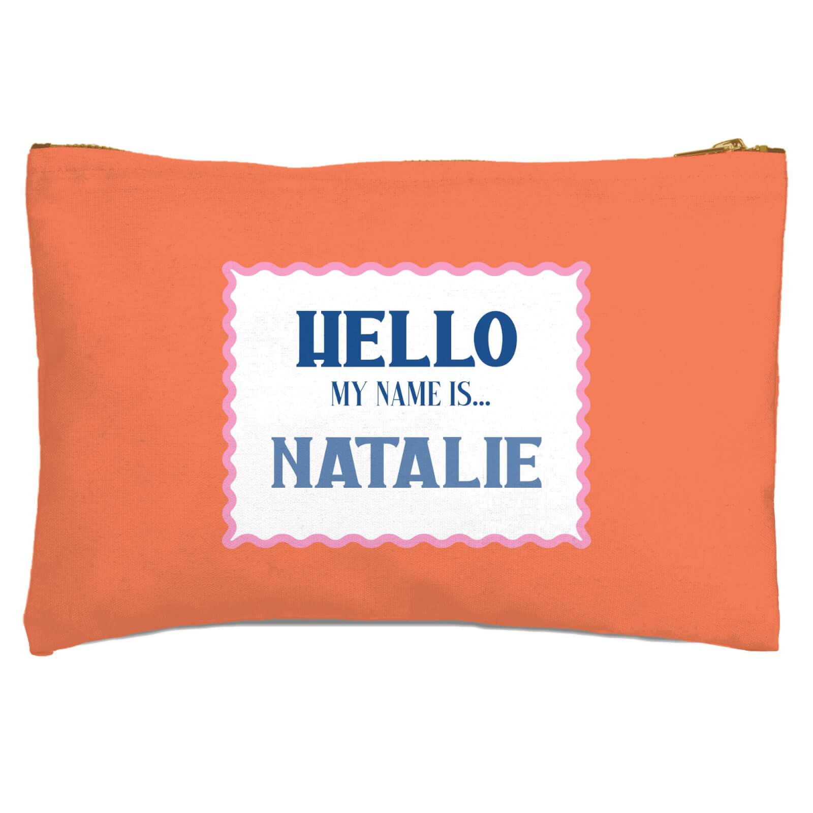 Hello, My Name Is Natalie Zipped Pouch