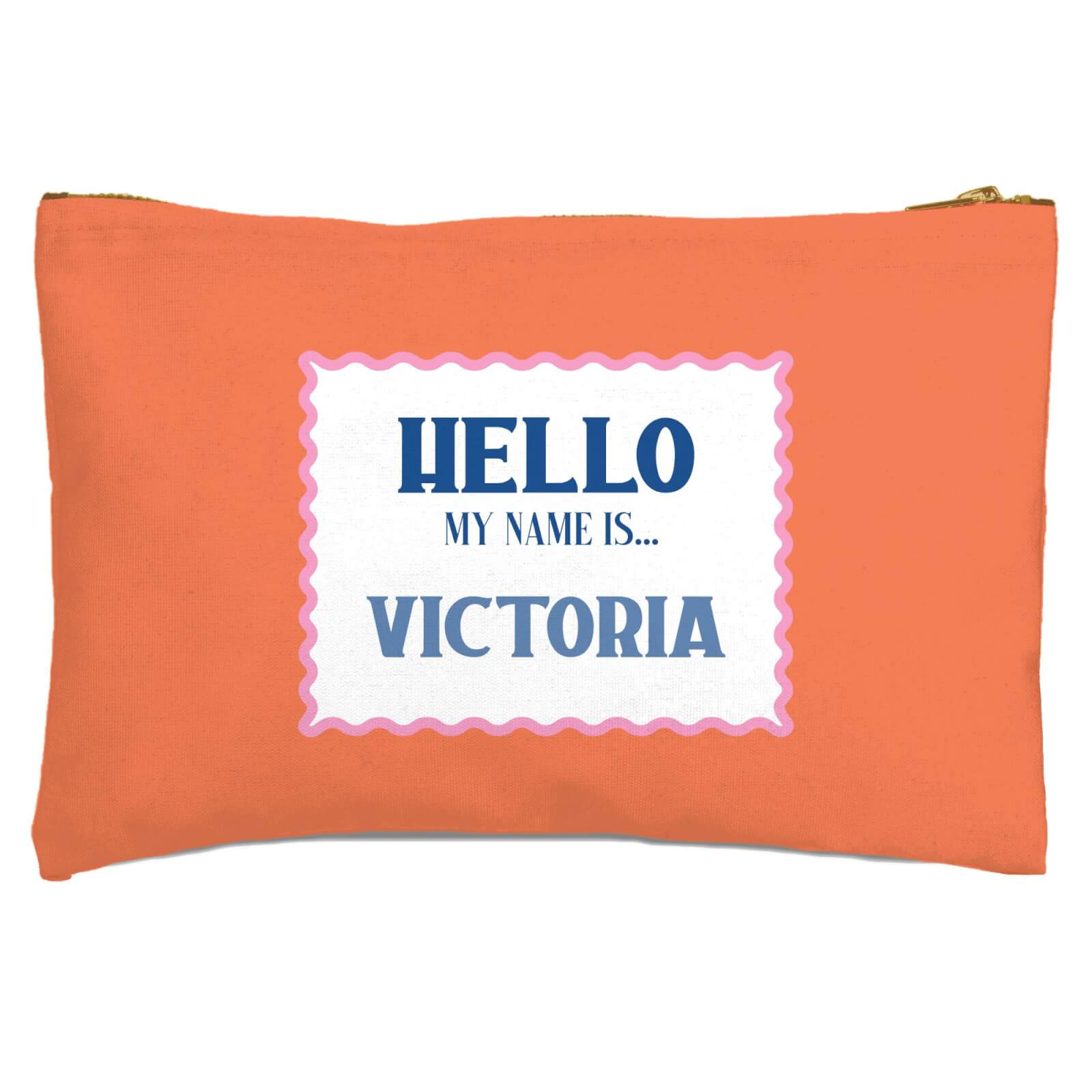 Hello, My Name Is Victoria Zipped Pouch