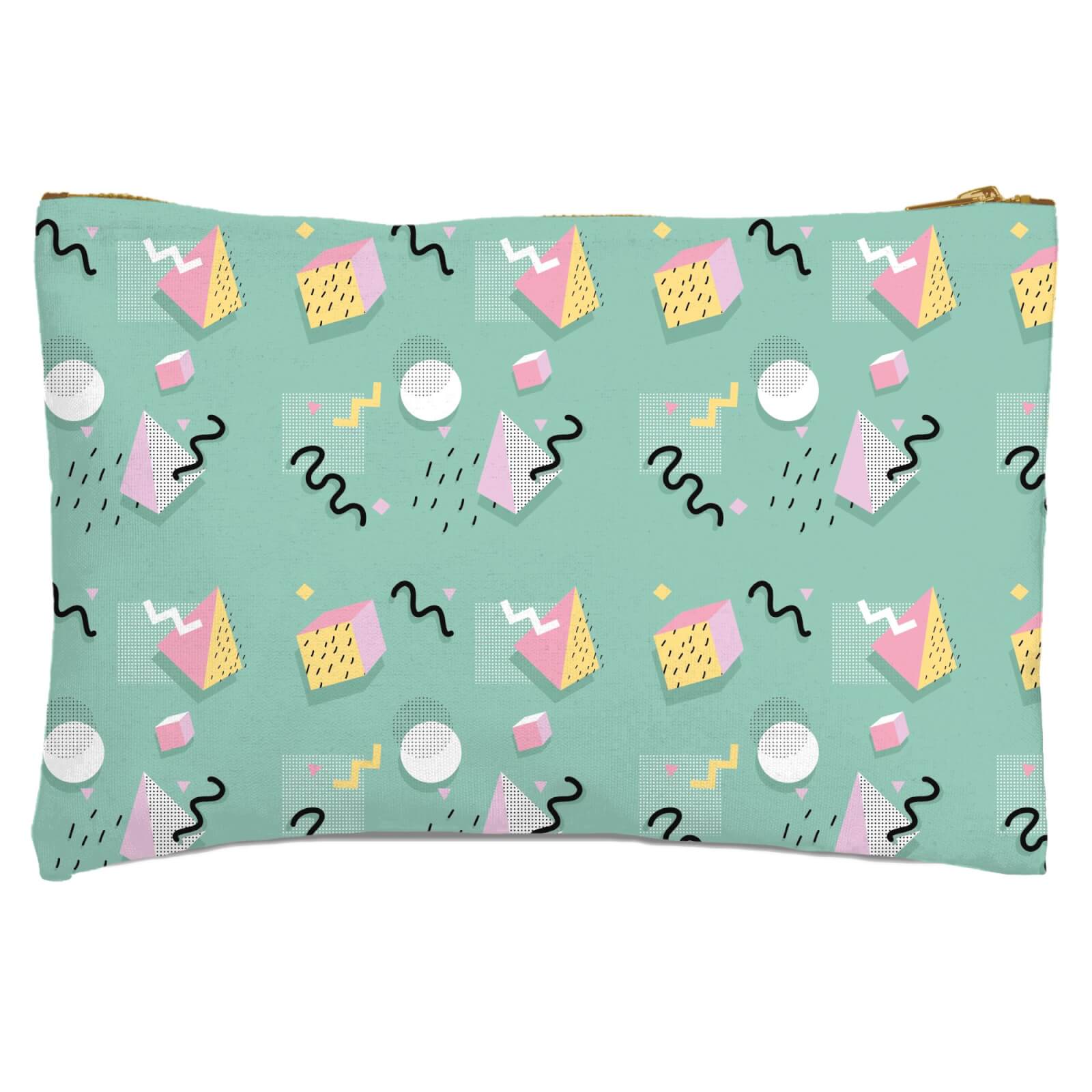 Memphis Pattern Zipped Pouch