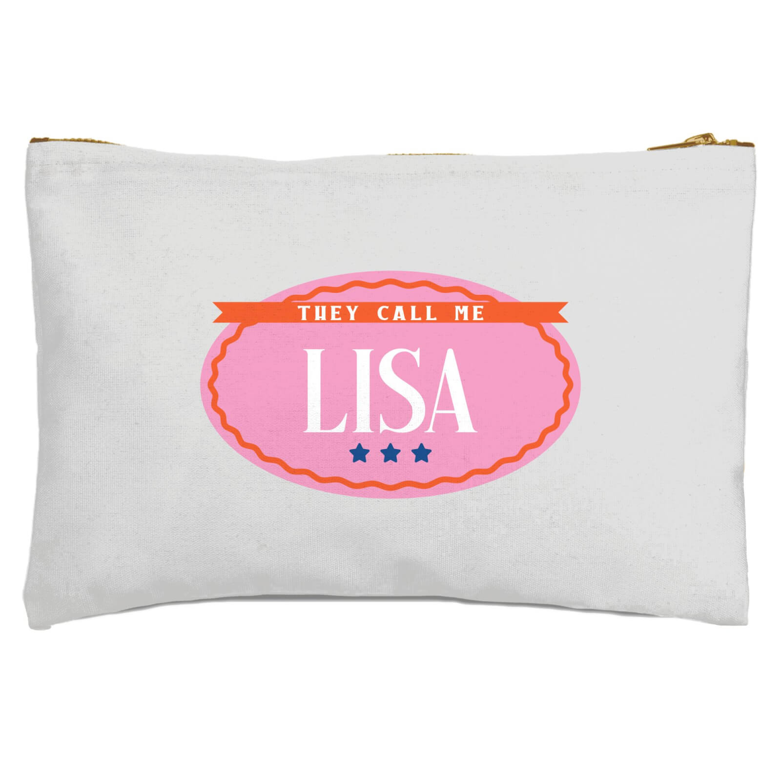 They Call Me Lisa Zipped Pouch