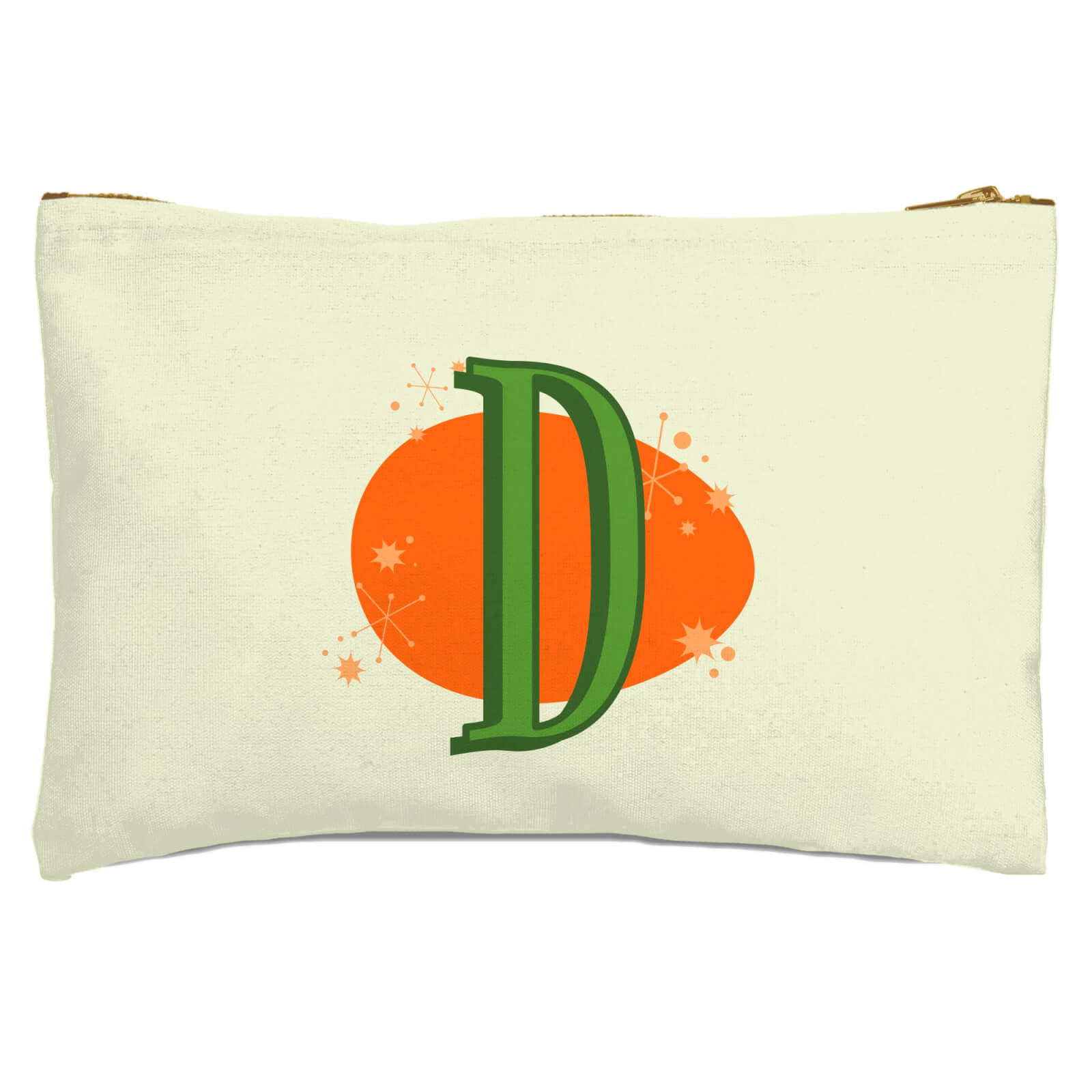 Winter D Zipped Pouch