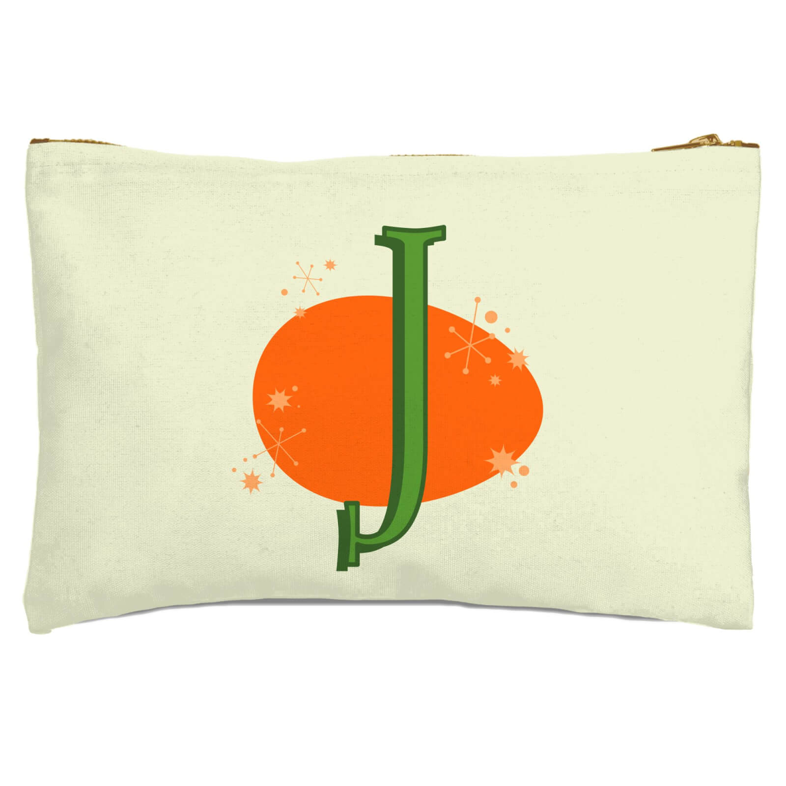 Winter J Zipped Pouch