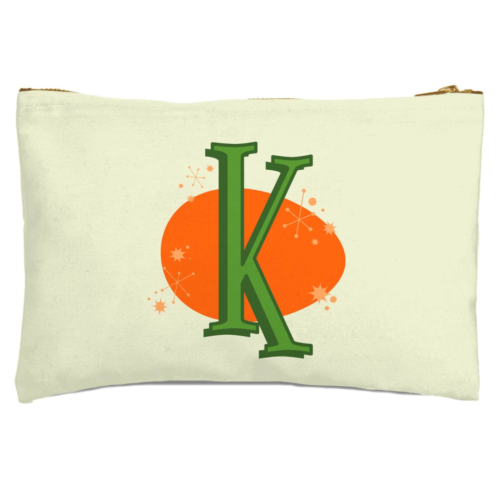 Winter K Zipped Pouch