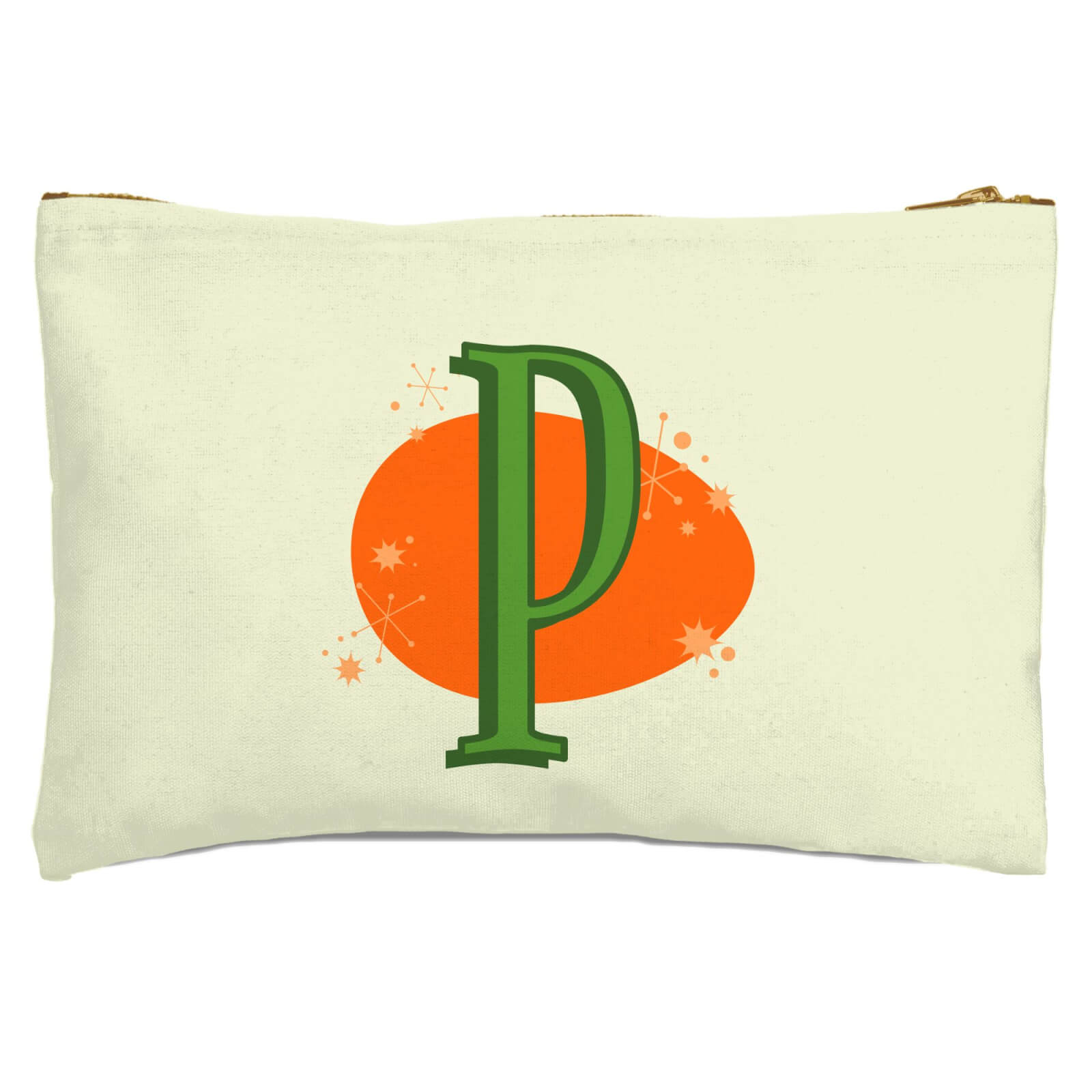 Winter P Zipped Pouch