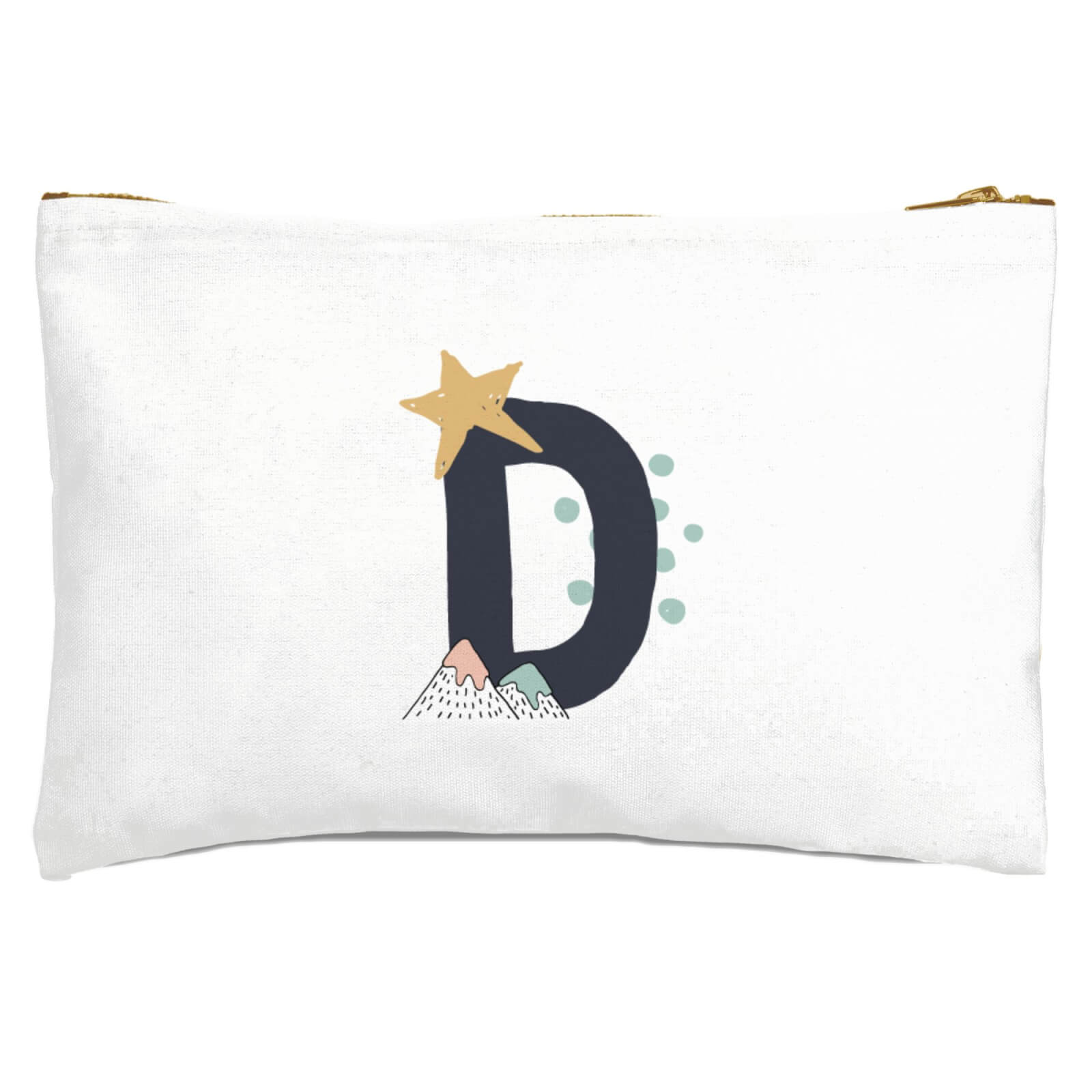 Starry Night D Zipped Pouch