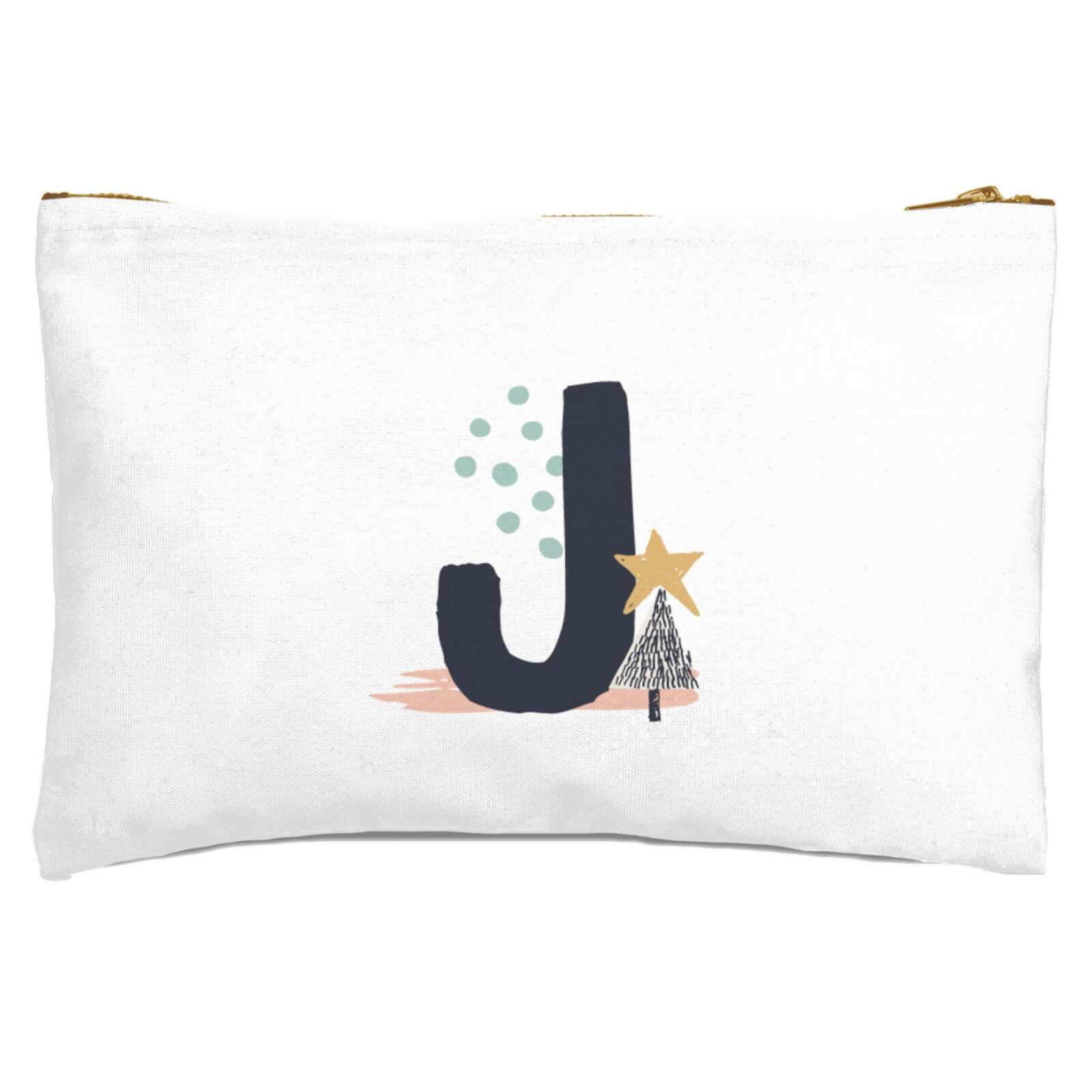 Starry Night J Zipped Pouch