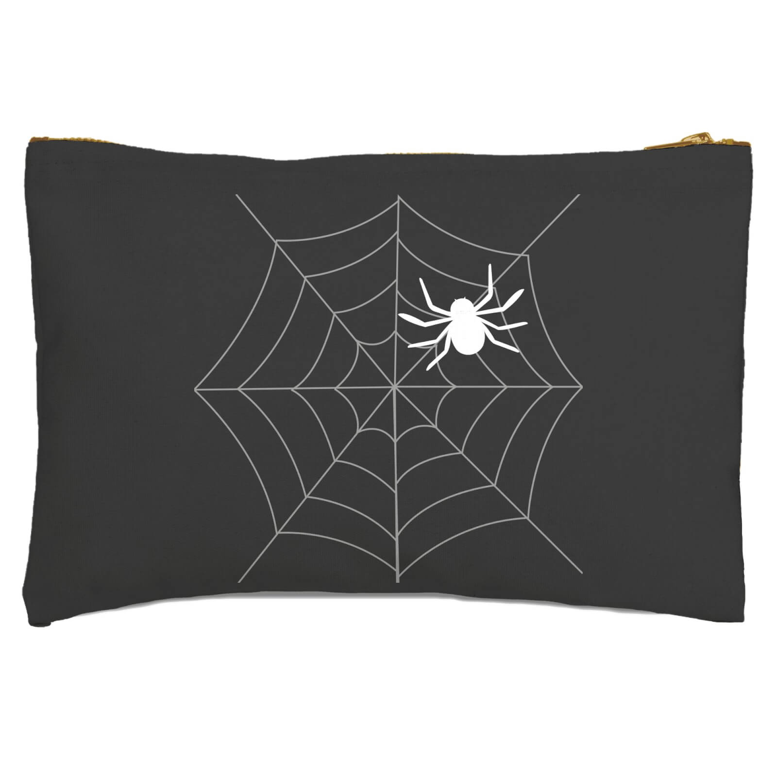 Spider Web Large Zipped Pouch