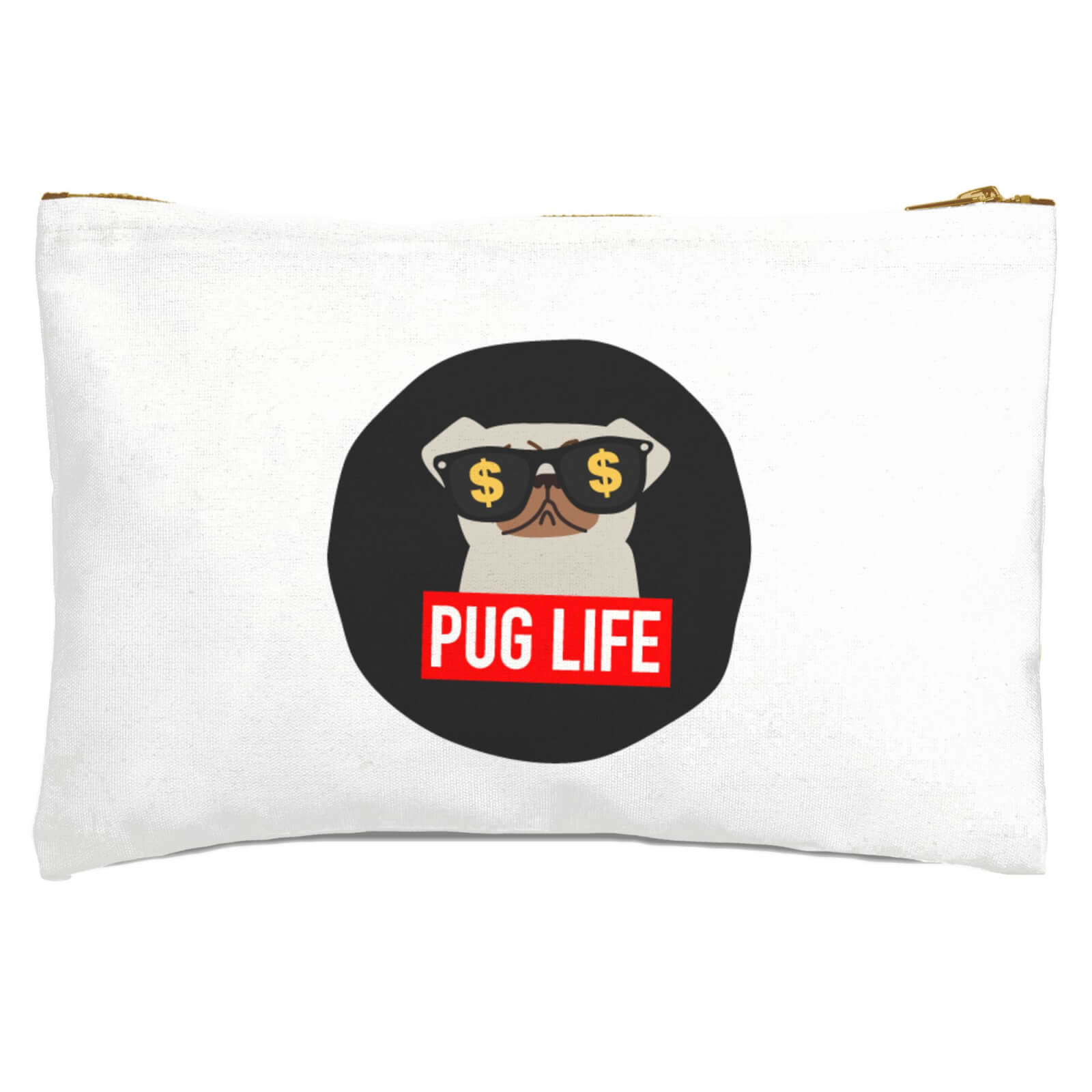 Pug Life Zipped Pouch