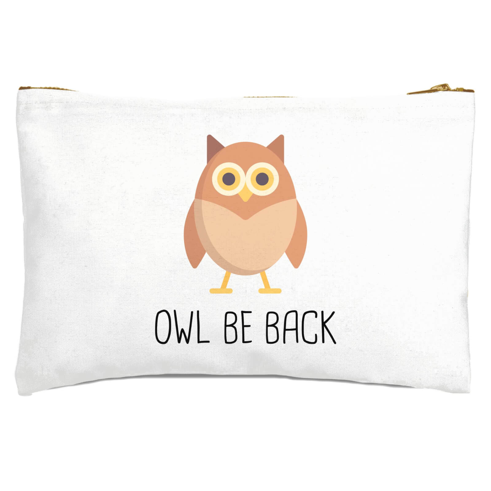 Owl Be Back Zipped Pouch