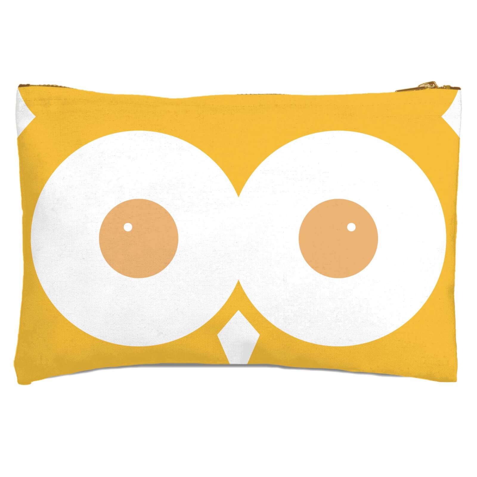 Yellow Owl Zipped Pouch