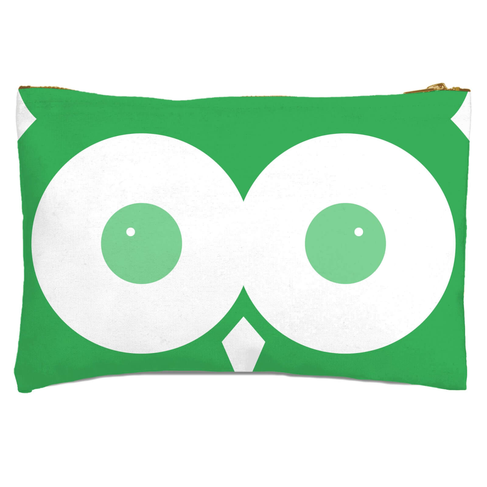 Green Owl Zipped Pouch