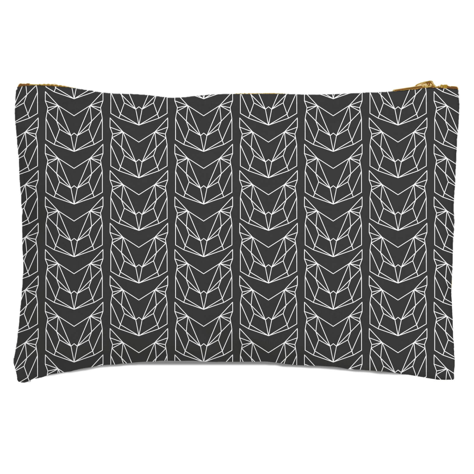 Geometric Owl Zipped Pouch