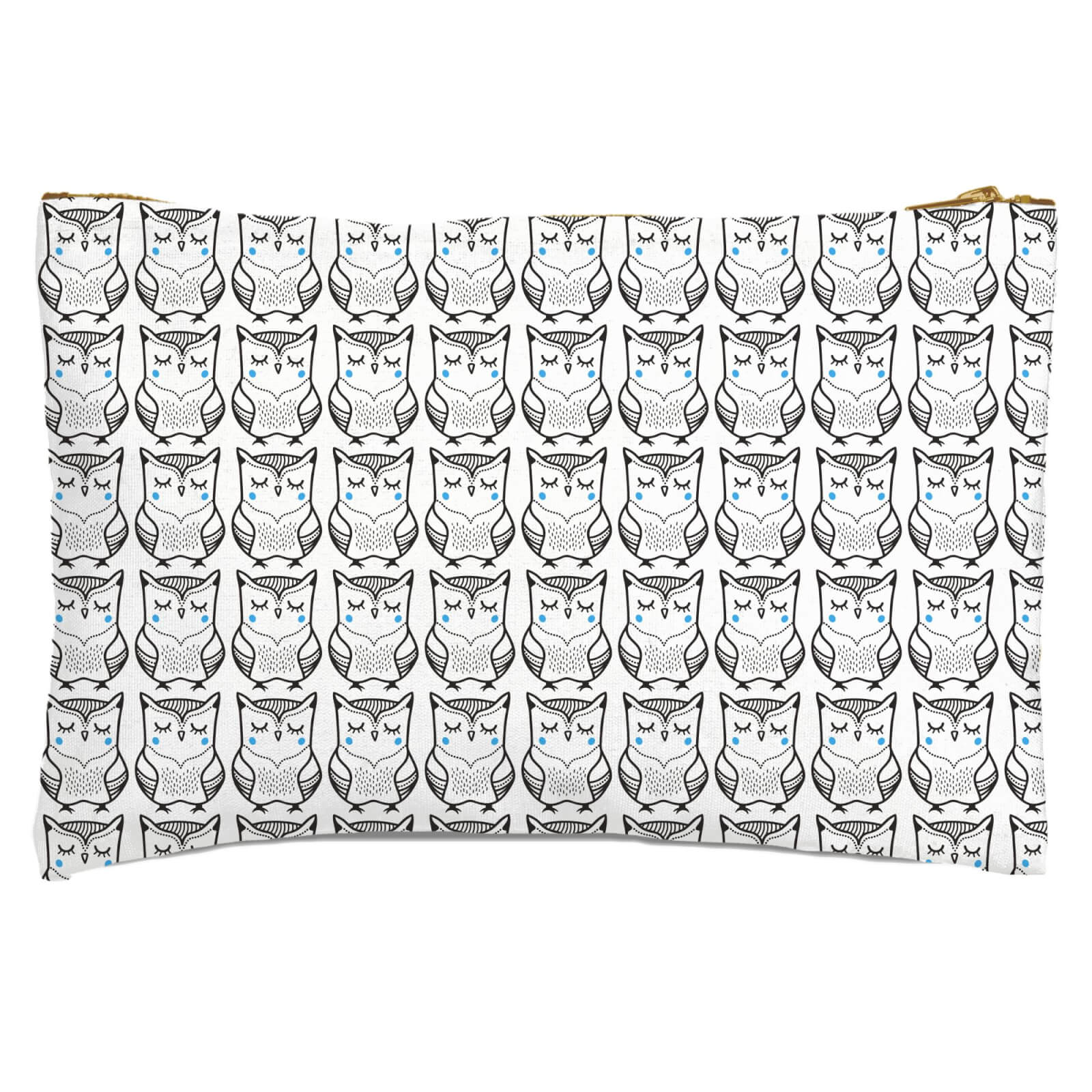 Blushing Owl Zipped Pouch