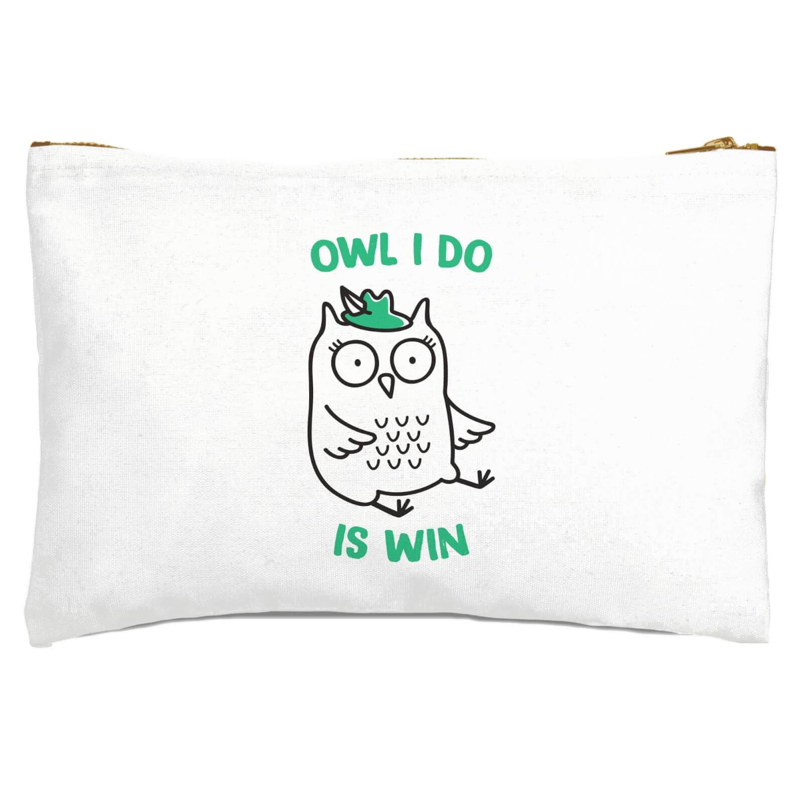 Owl I Do Is Win Zipped Pouch