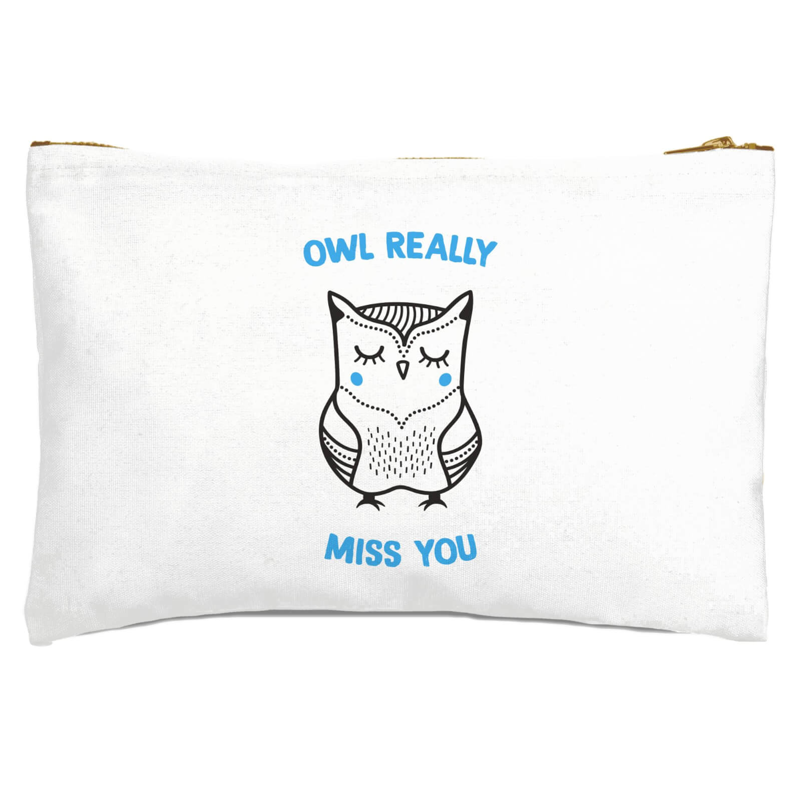 Owl Really Miss You Zipped Pouch