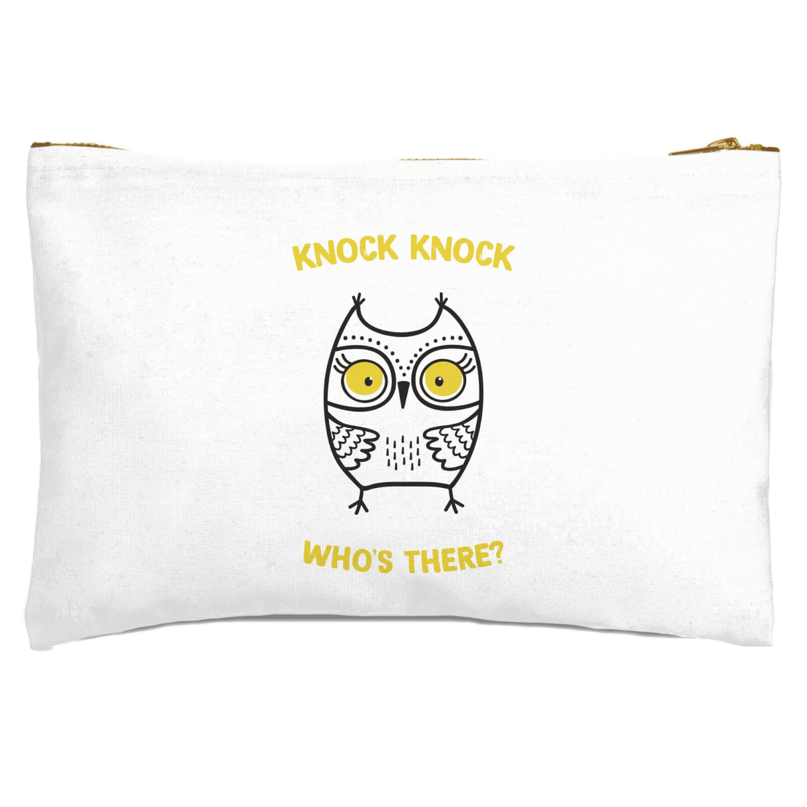 Knock Knock Who's There? Zipped Pouch