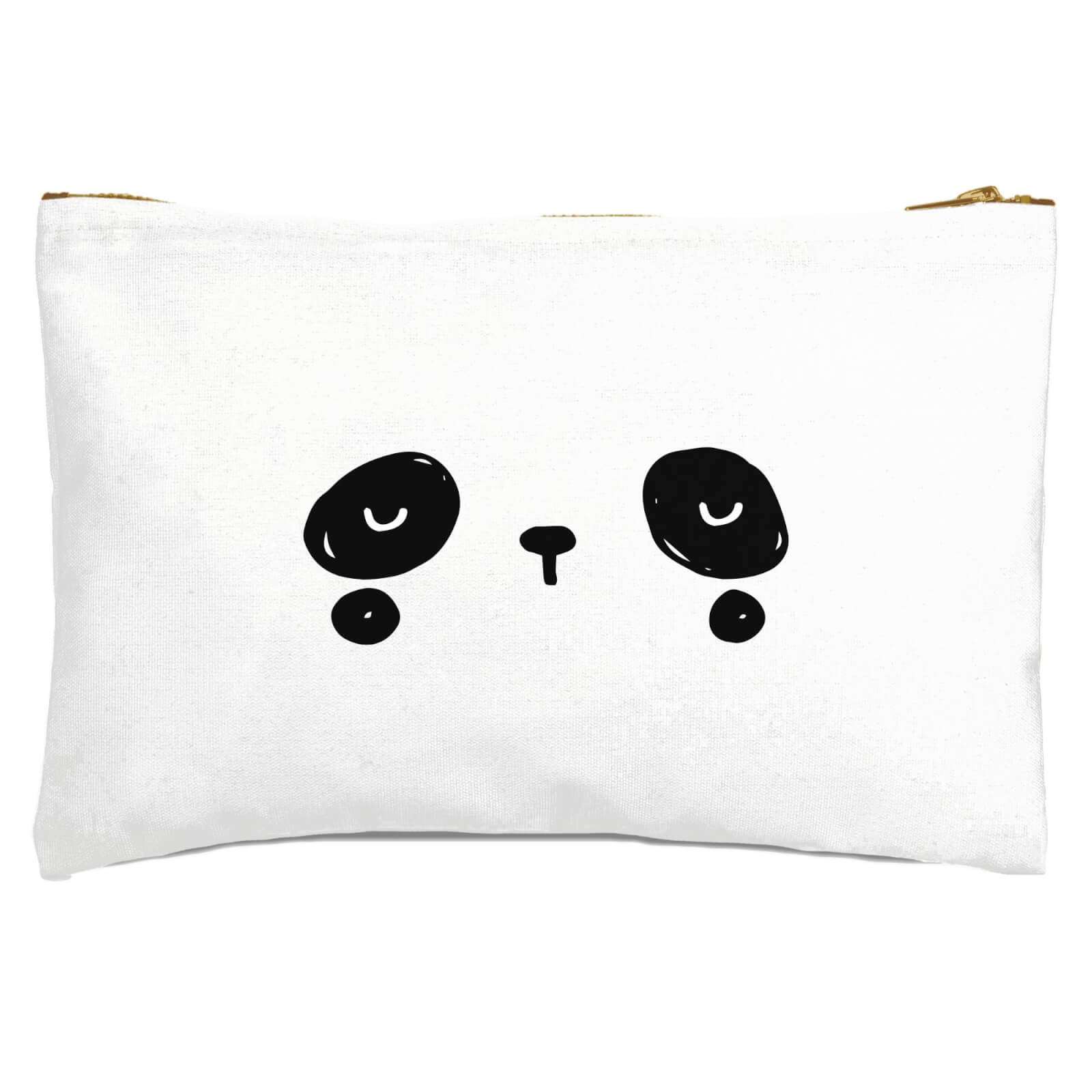Sleepy Panda Eyes Zipped Pouch