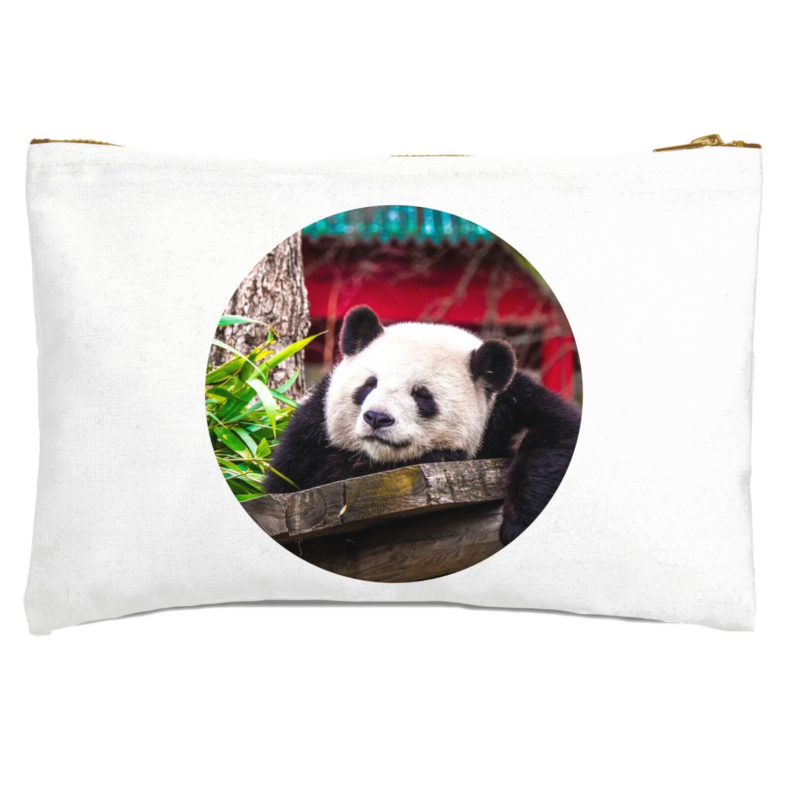 Lazy Panda Zipped Pouch