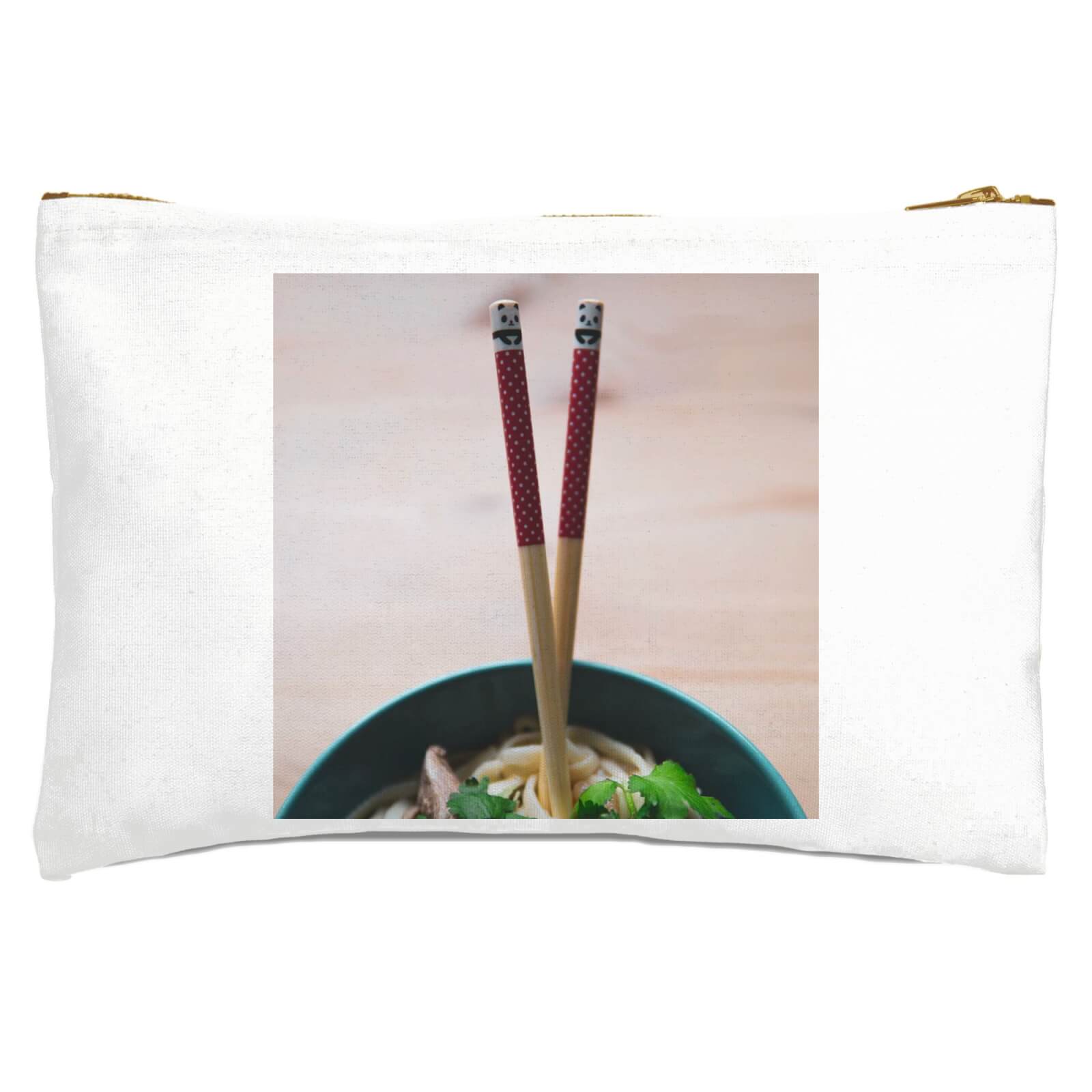 Panda Chopsticks Zipped Pouch