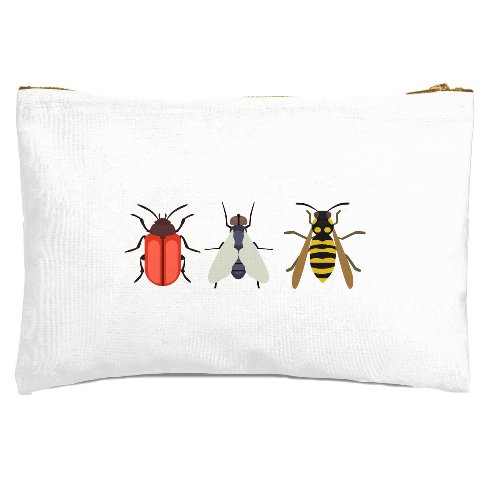 Three Insects Zipped Pouch