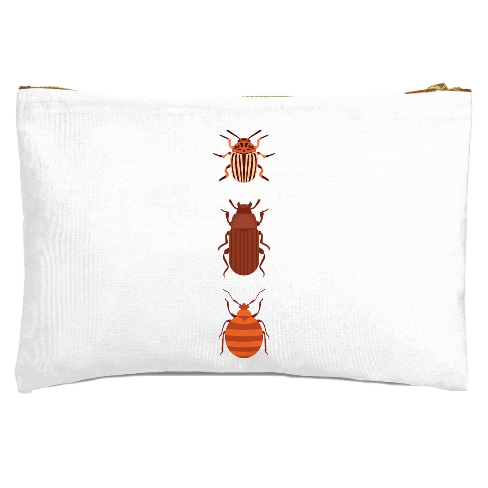 Beetles Zipped Pouch